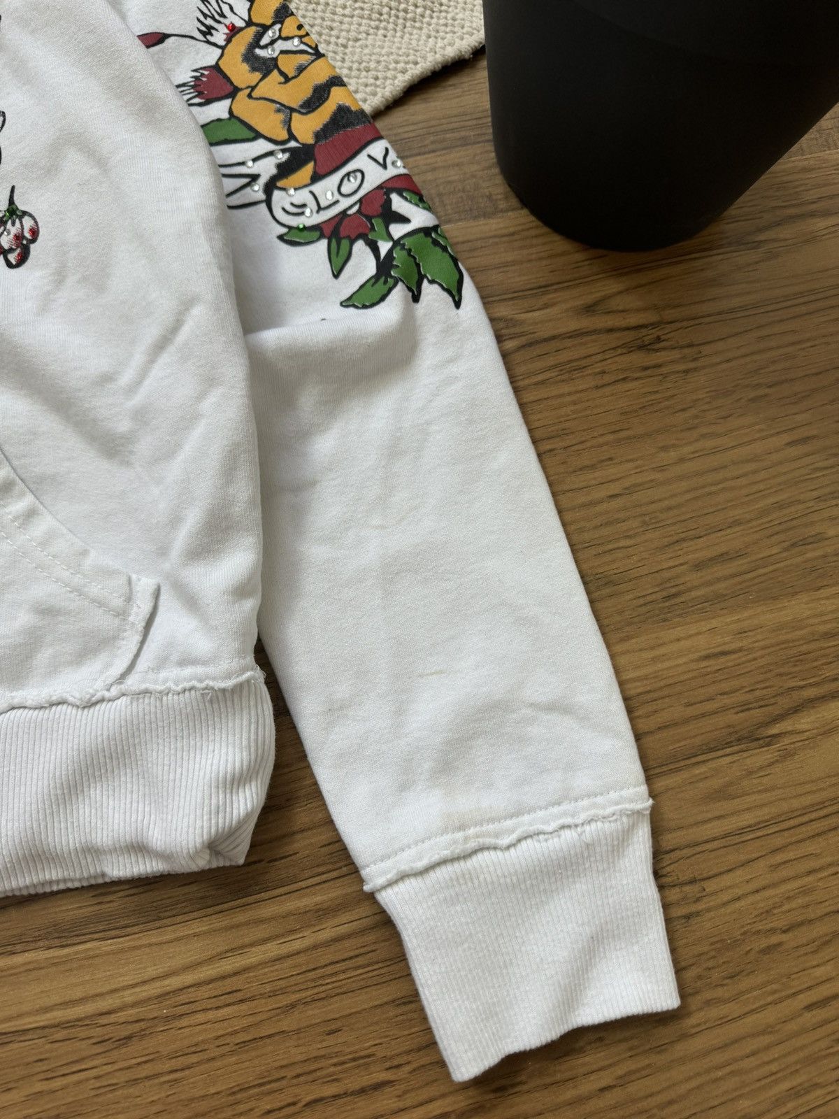 Ed Hardy VINTAGE ED HARDY SKULL 2000s ZIP UP HOODIE Size S / US 4 / IT 40 - 9 Thumbnail