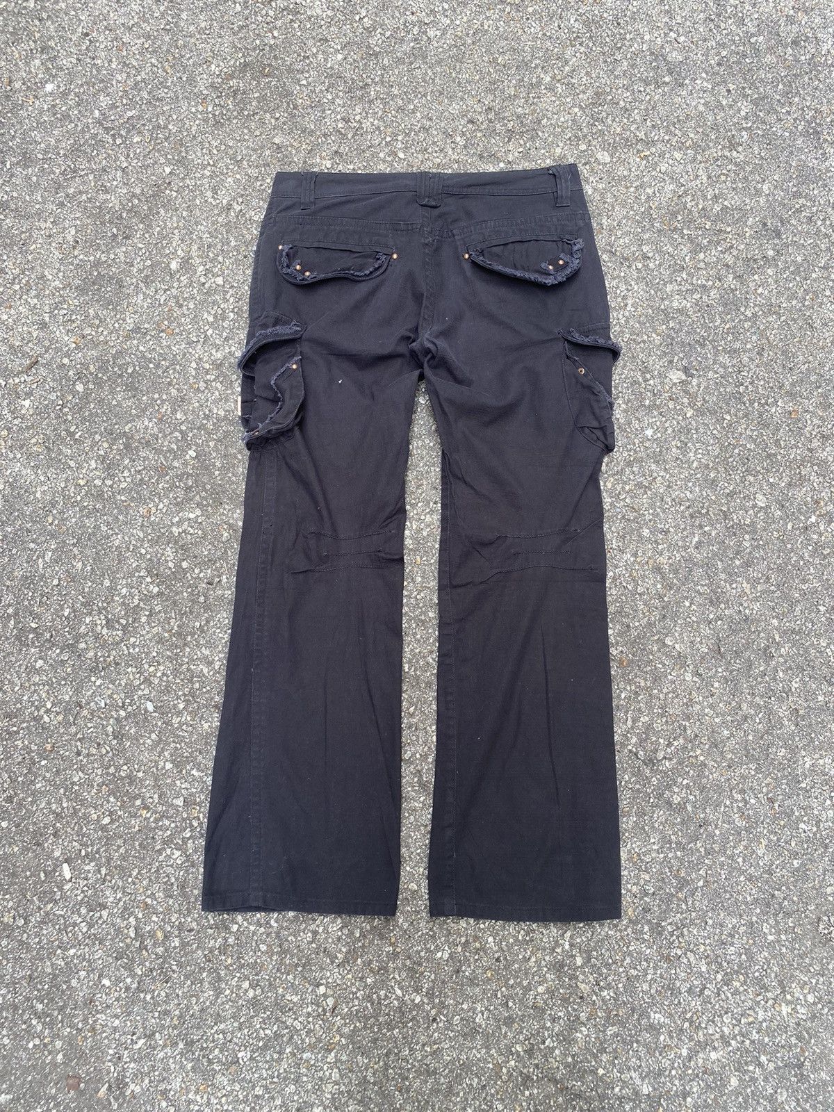 Hysteric Glamour Flare Cargo Pants Boot Cut Jeans LGB Multi Pocket Size US 32 / EU 48 - 8 Thumbnail