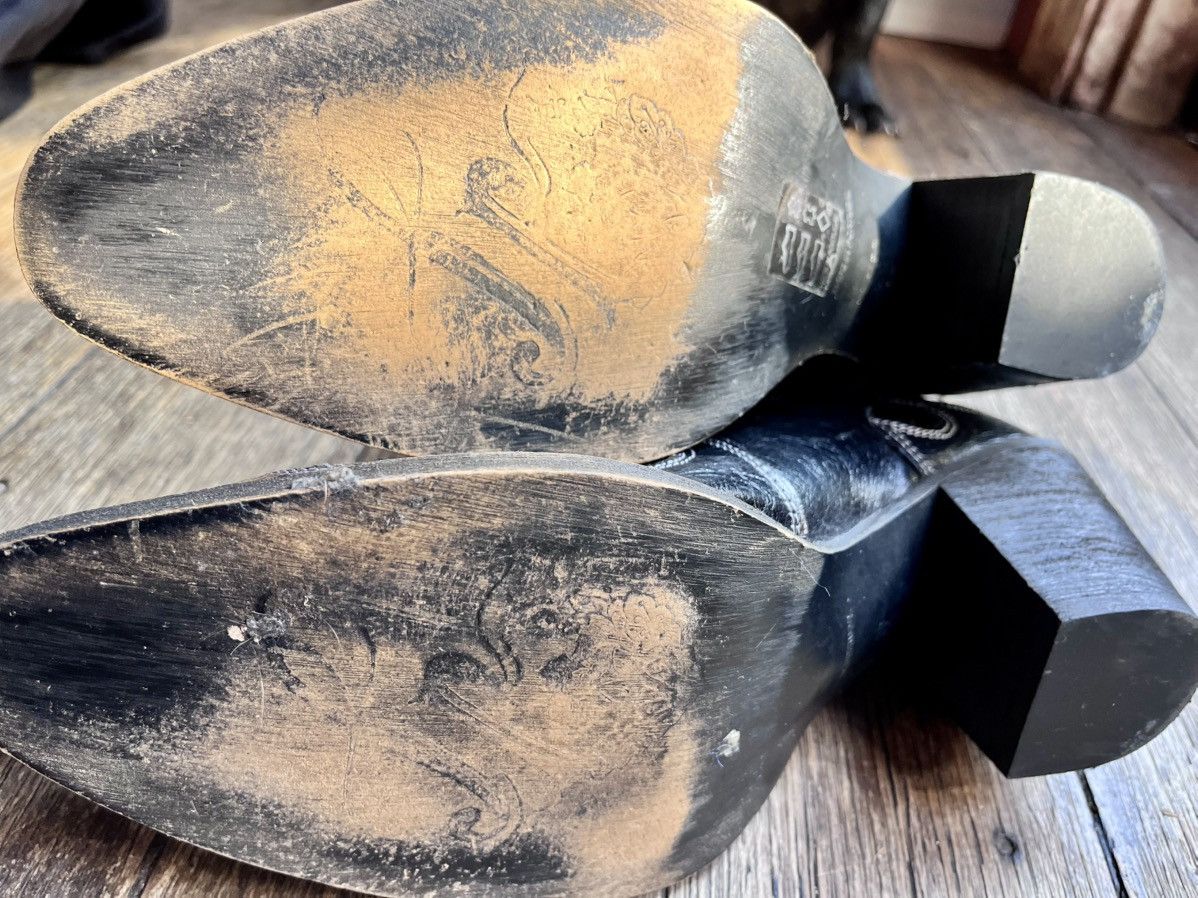 Free People Free People Black Western Ankle Boots Leather Cowboy Booties Size US 9 / IT 39 - 6 Thumbnail