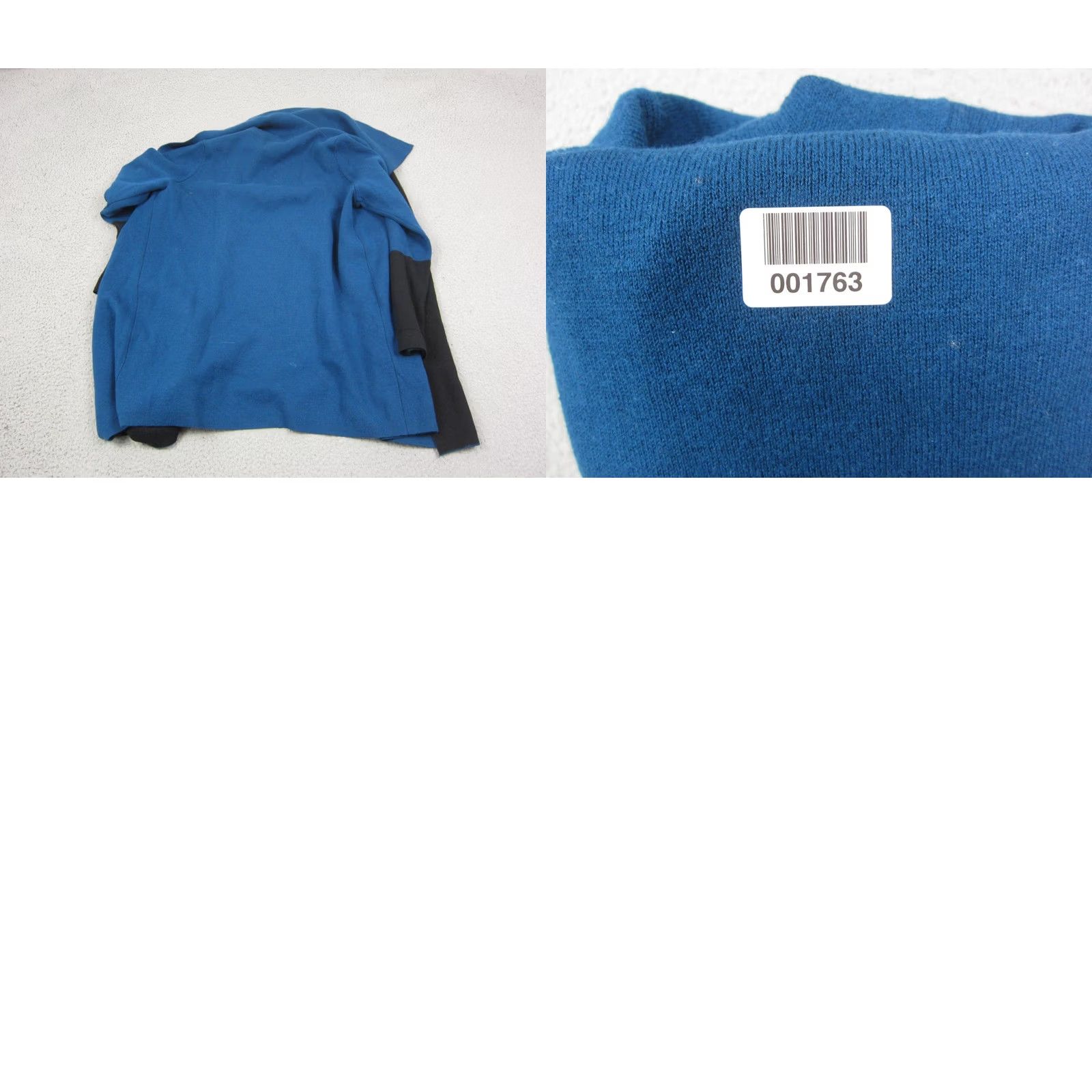 Royal Robbins Royal Robbins Cardigan Sweater Womens Medium Black Blue Merino Wool Ladies 80s 90s Size M / US 6-8 / IT 42-44 - 8 Thumbnail