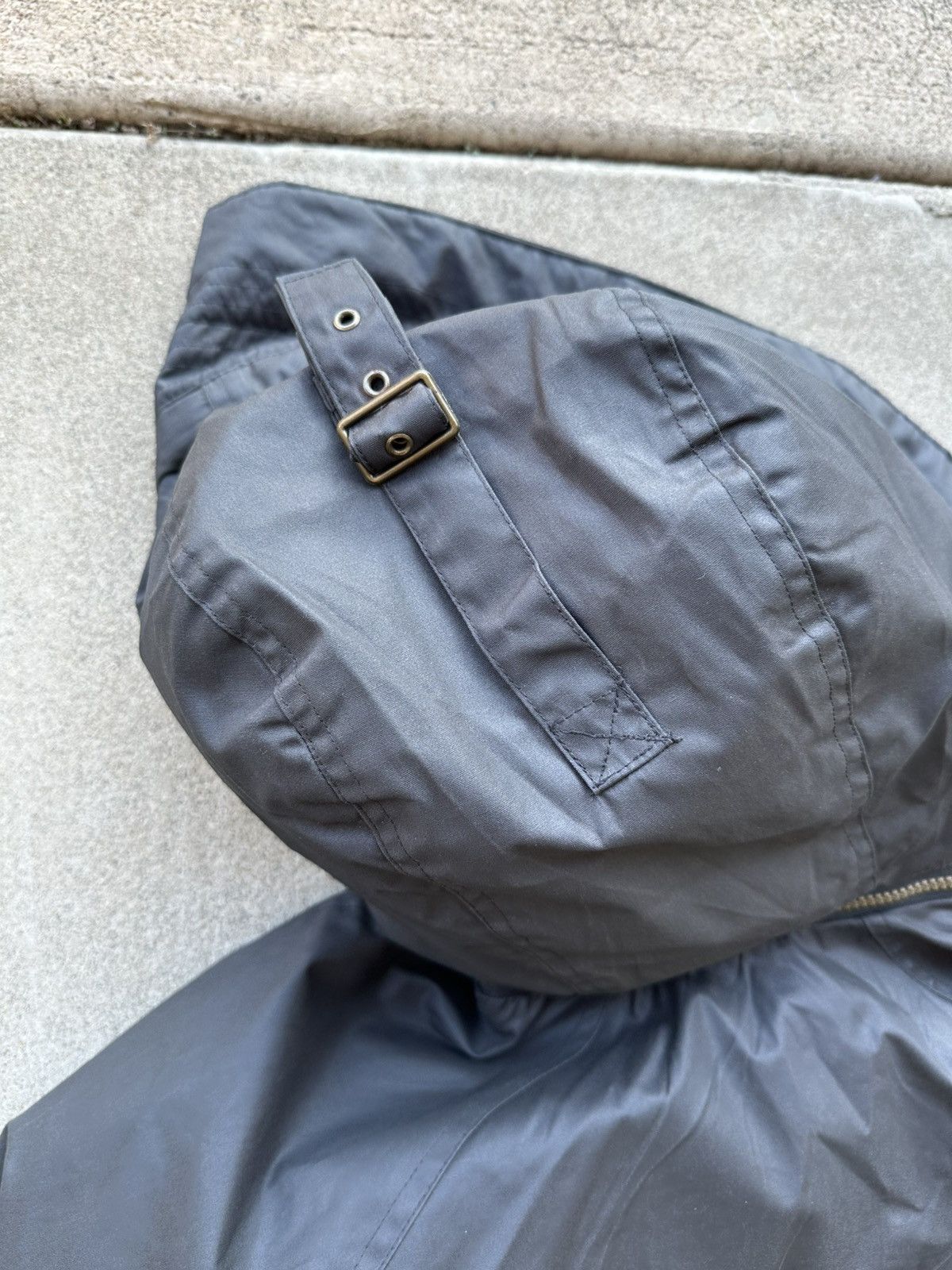 Nike × Vintage Vintage Nike Jacket Bomber Semi Trench Big Swoosh 90s Size US XXL / EU 58 / 5 - 10 Thumbnail