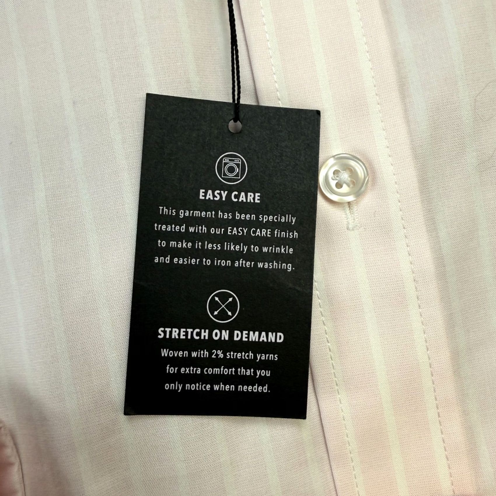 J.Crew J.CREW Dress Shirt Mens 17.5 Slim Pink Striped Ludlow Button Up Stretch Shirt Size 48R - 4 Thumbnail