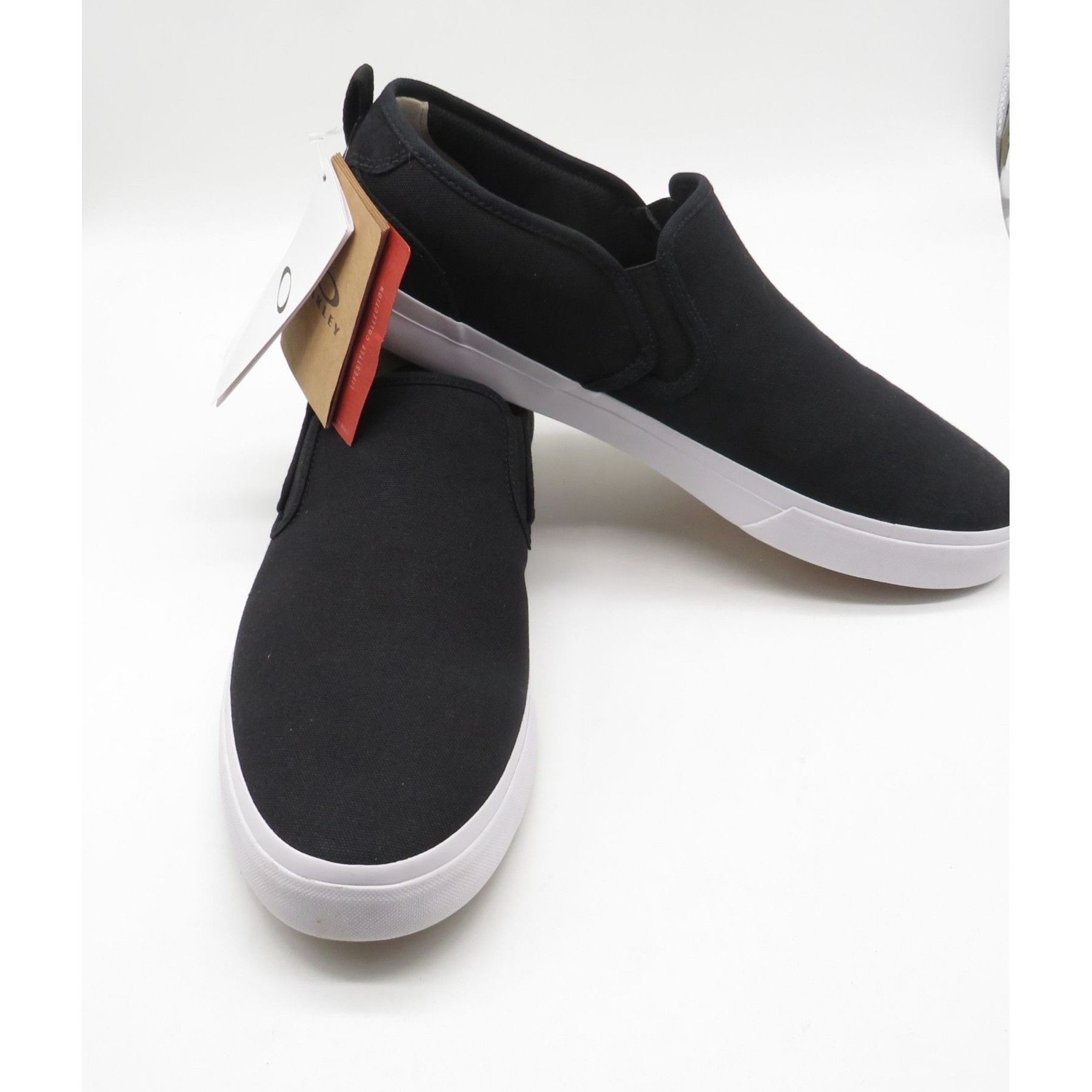 Oakley Oakley Men's Black Slip-On Canvas Sneakers Size 13.5 NEW Size US 13 / EU 46 - 3 Thumbnail