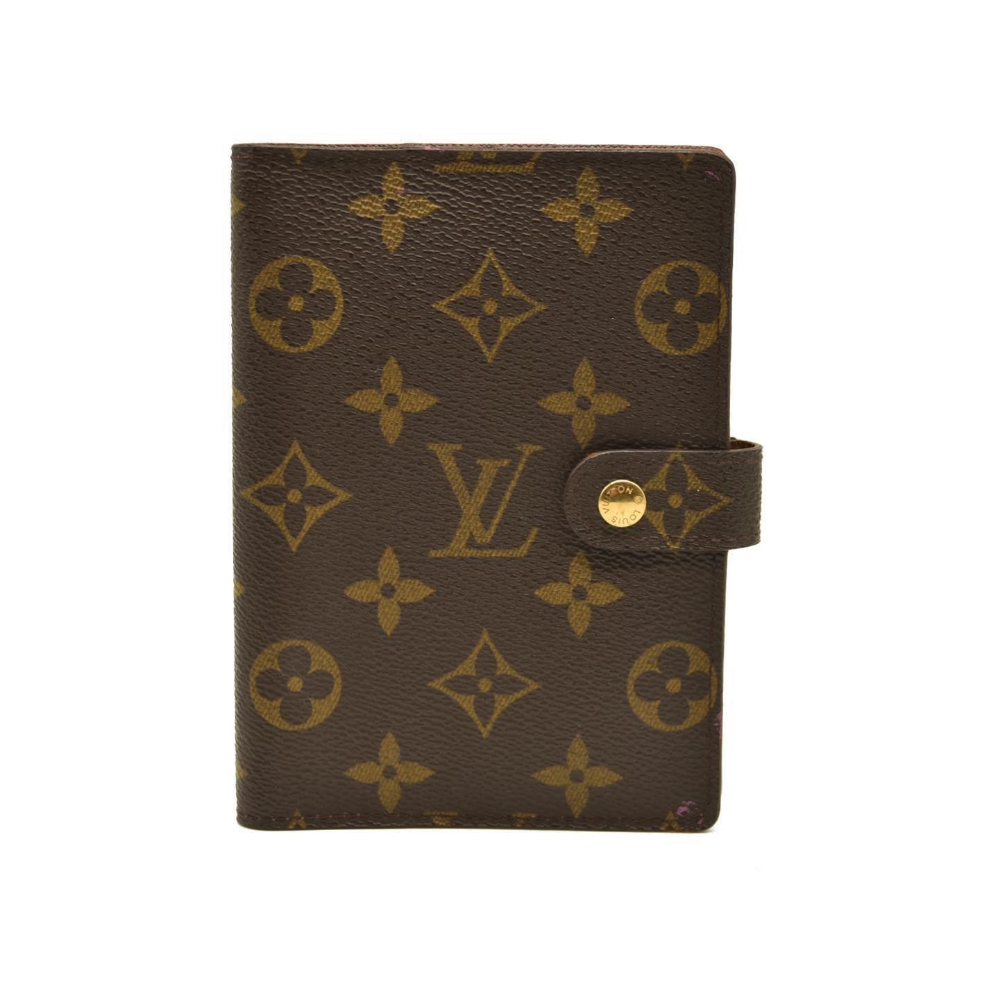 Louis Vuitton Louis Vuitton Monogram Small Ring Agenda Cover SP0020 Size ONE SIZE - 1 Thumbnail