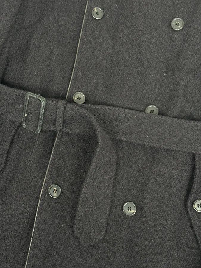 Miu Miu AW2005 Miu Miu Black Wool Double-Breasted Trench Coat Size US M / EU 48-50 / 2 - 10 Thumbnail