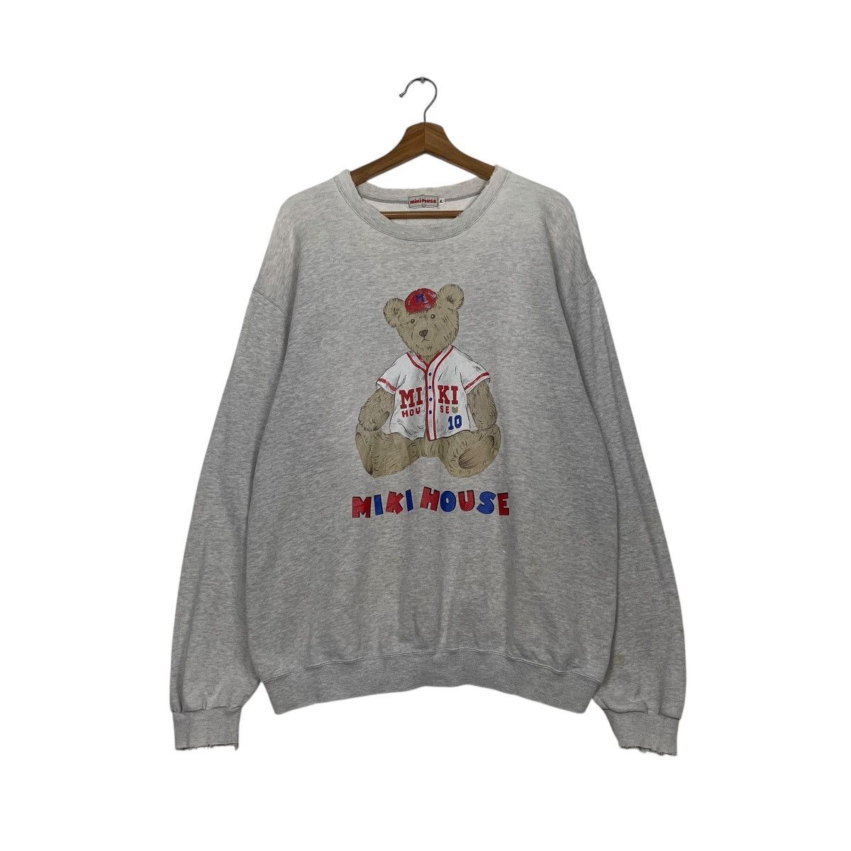 Japanese Brand Vintage Miki House Big Logo Crewneck Sweatshirt Size US L / EU 52-54 / 3 - 1 Thumbnail