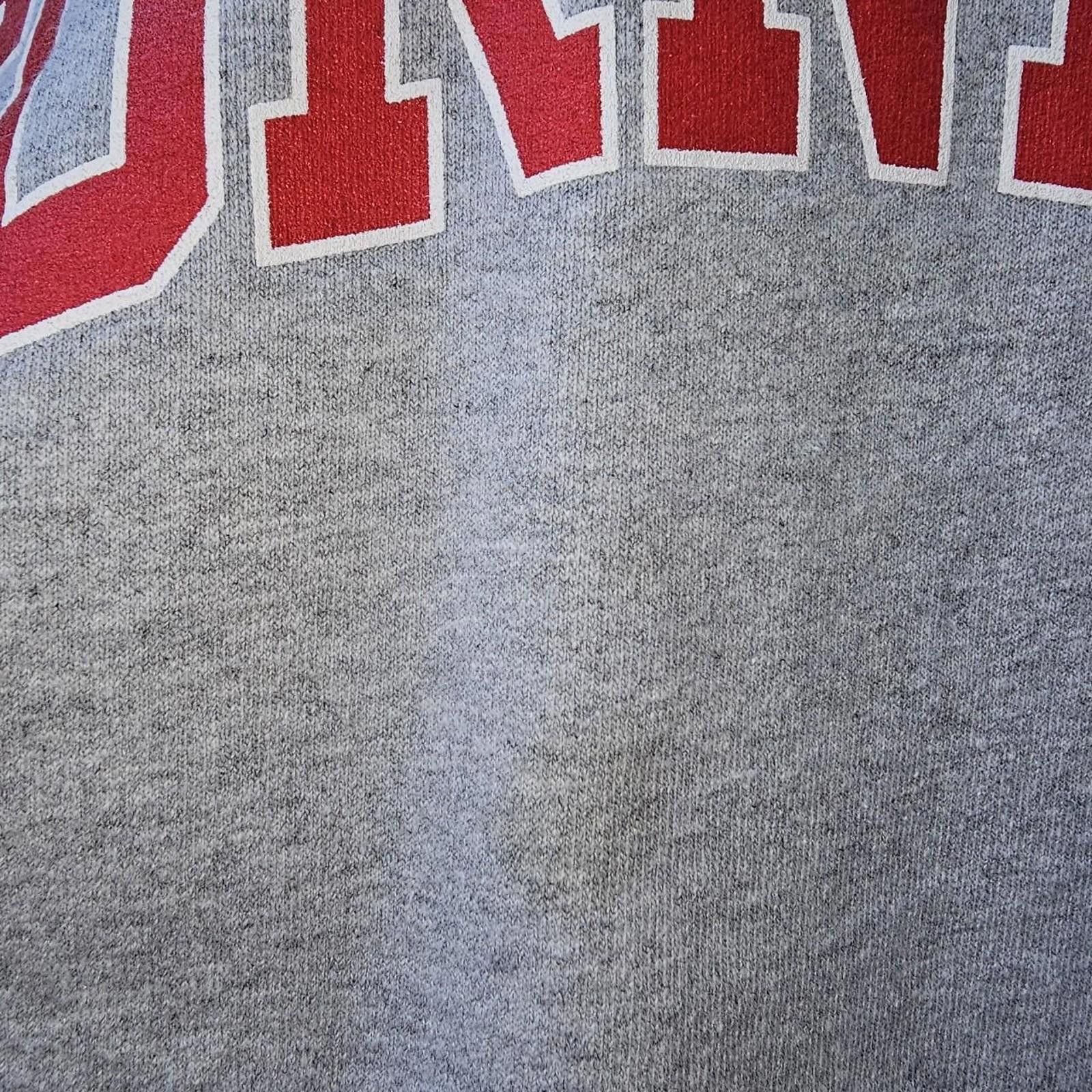 Other Cornell Vintage Grey and Red Sweatshirt Size US L / EU 52-54 / 3 - 3 Thumbnail