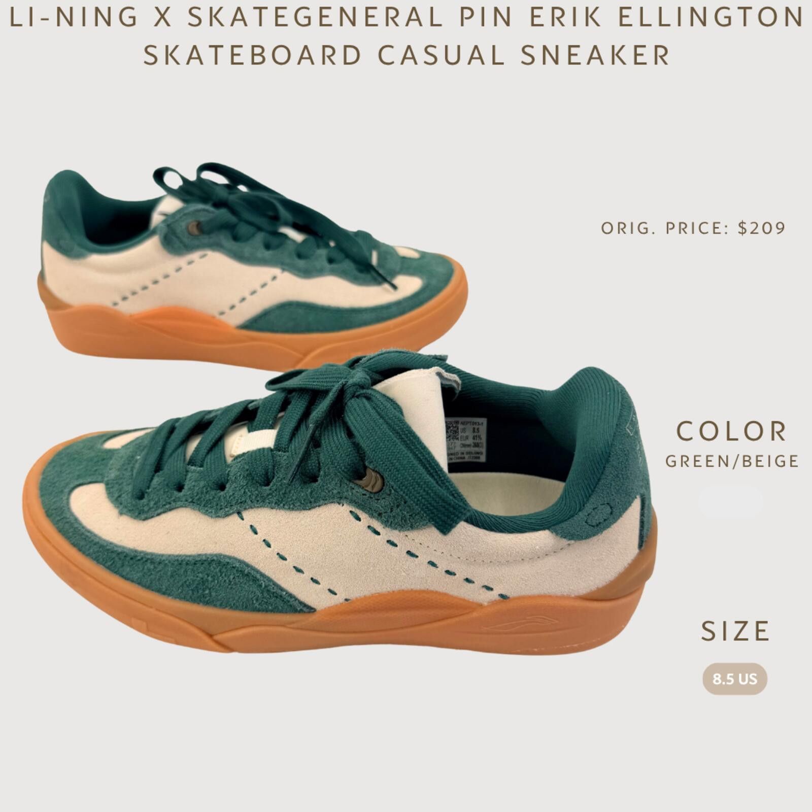 Li-Ning Li-Ning x SkateGeneral Erik Ellington Sneakers 8.5 Size US 8.5 / EU 41-42 - 2 Thumbnail