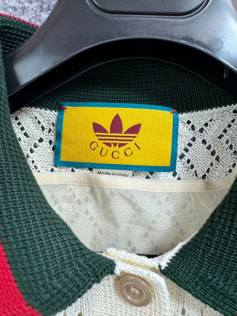 Gucci Gucci Little fragrance style knitted hollow short-sleeved p Size US L / EU 52-54 / 3 - 3 Thumbnail