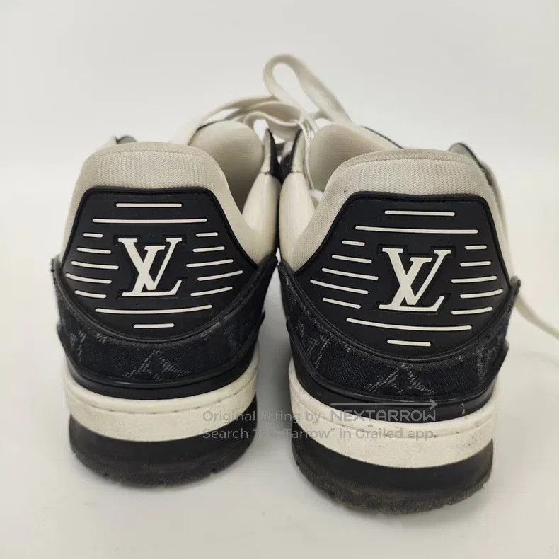 Louis Vuitton Louis Vuitton Black cowhide sneakers Size US 8.5 / EU 41-42 - 3 Thumbnail