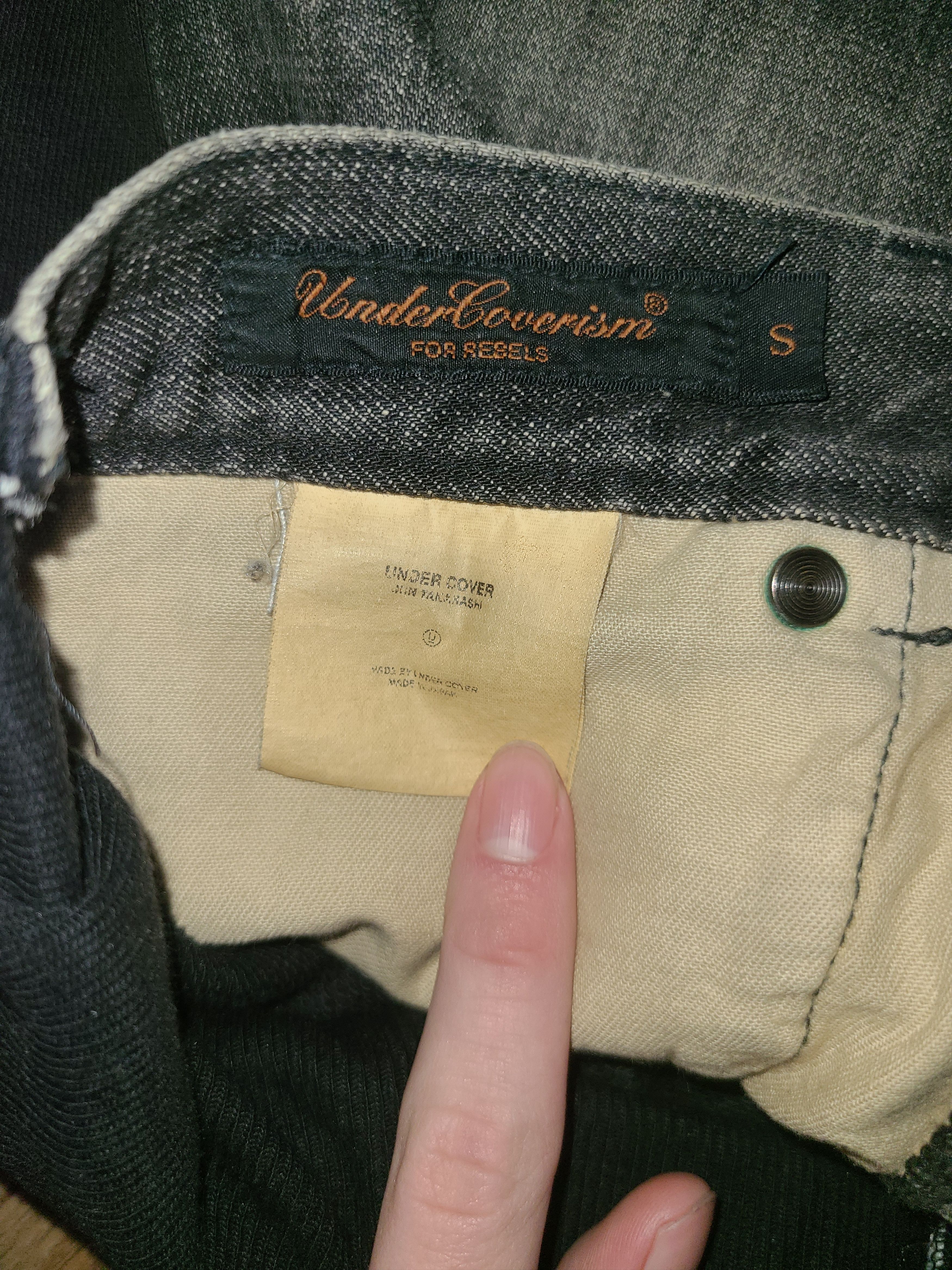 Jun Takahashi × Undercover Undercover Rebelgods Hybrid Denim Size US 29 - 10 Thumbnail