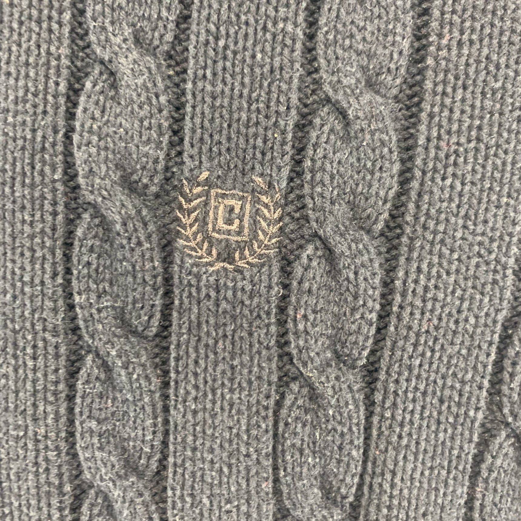 Chaps VINTAGE Chaps Men's Sweater Pullover 90s Blue Logo Cotton Knit Casual Medium M Size US M / EU 48-50 / 2 - 5 Thumbnail