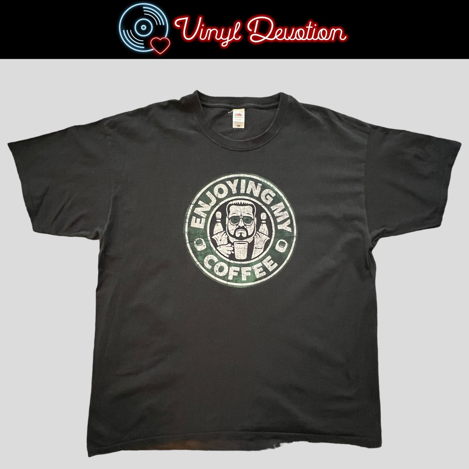 Band Tees The Big Lebowski Movie Enjoying My Coffee T-Shirt Size XXL Size US XXL / EU 58 / 5 - 1 Thumbnail