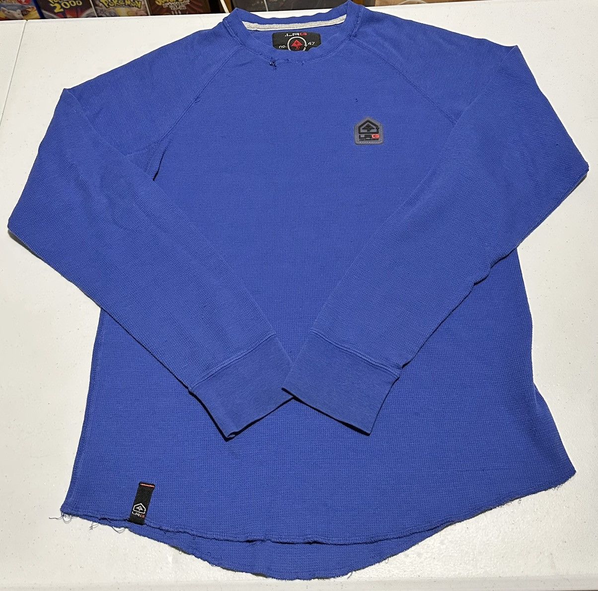 Vintage Vintage Y2K LRG Skate Long Sleeve thrashed Shirt Size US M / EU 48-50 / 2 - 1 Thumbnail