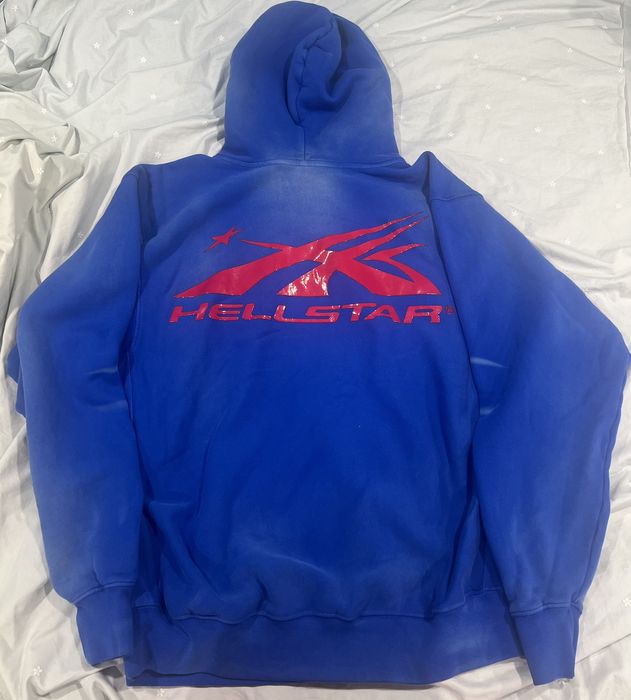 HELLSTAR Hellstar Sports Gel Hoodie (Blue) | Grailed