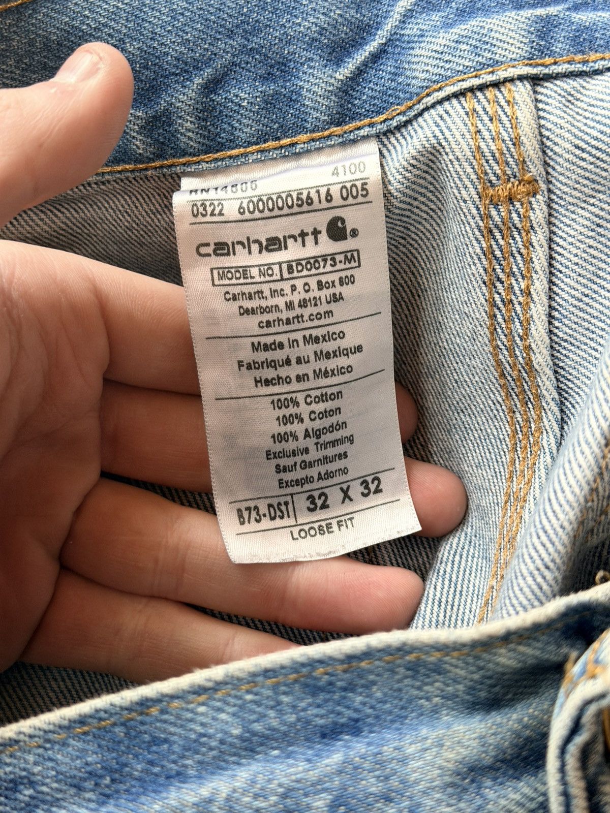 Carhartt Carhartt Thrashed And Distressed Double Knees Size US 32 / EU 48 - 3 Thumbnail