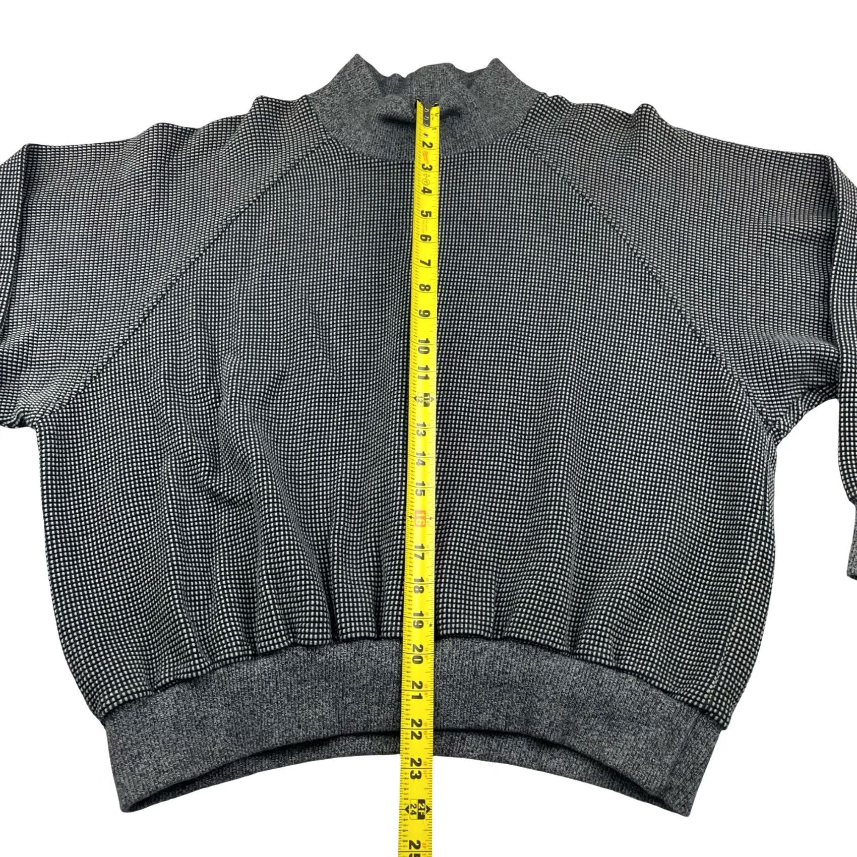 Giorgio Armani VINTAGE Giorgio Armani Men's Sweatshirt Gray Mock Turtleneck Medium Cotton Size US M / EU 48-50 / 2 - 5 Thumbnail