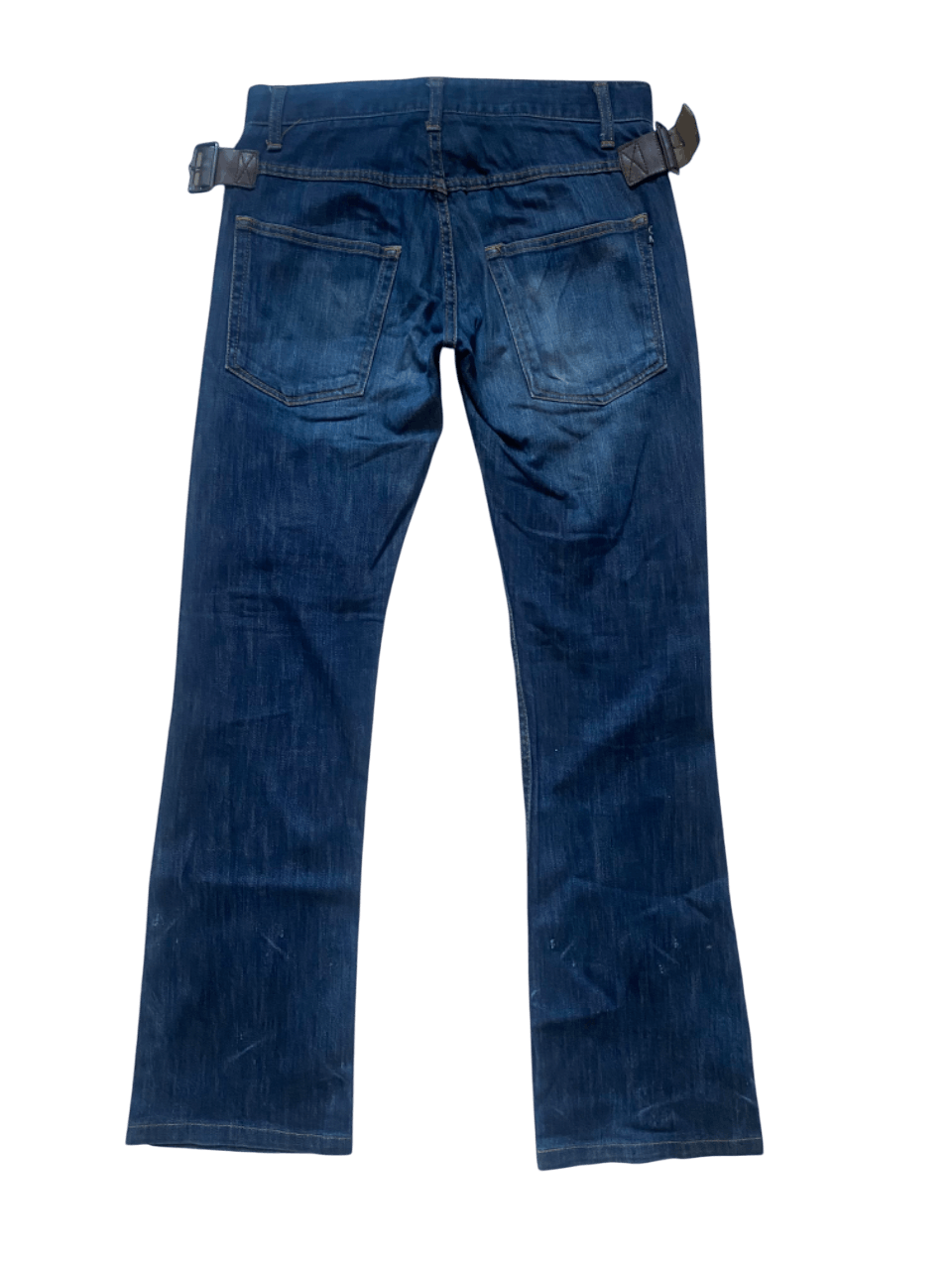 If Six Was Nine SS02 Morgon Homme Leather Strap Denim Size US 30 / EU 46 - 2 Thumbnail