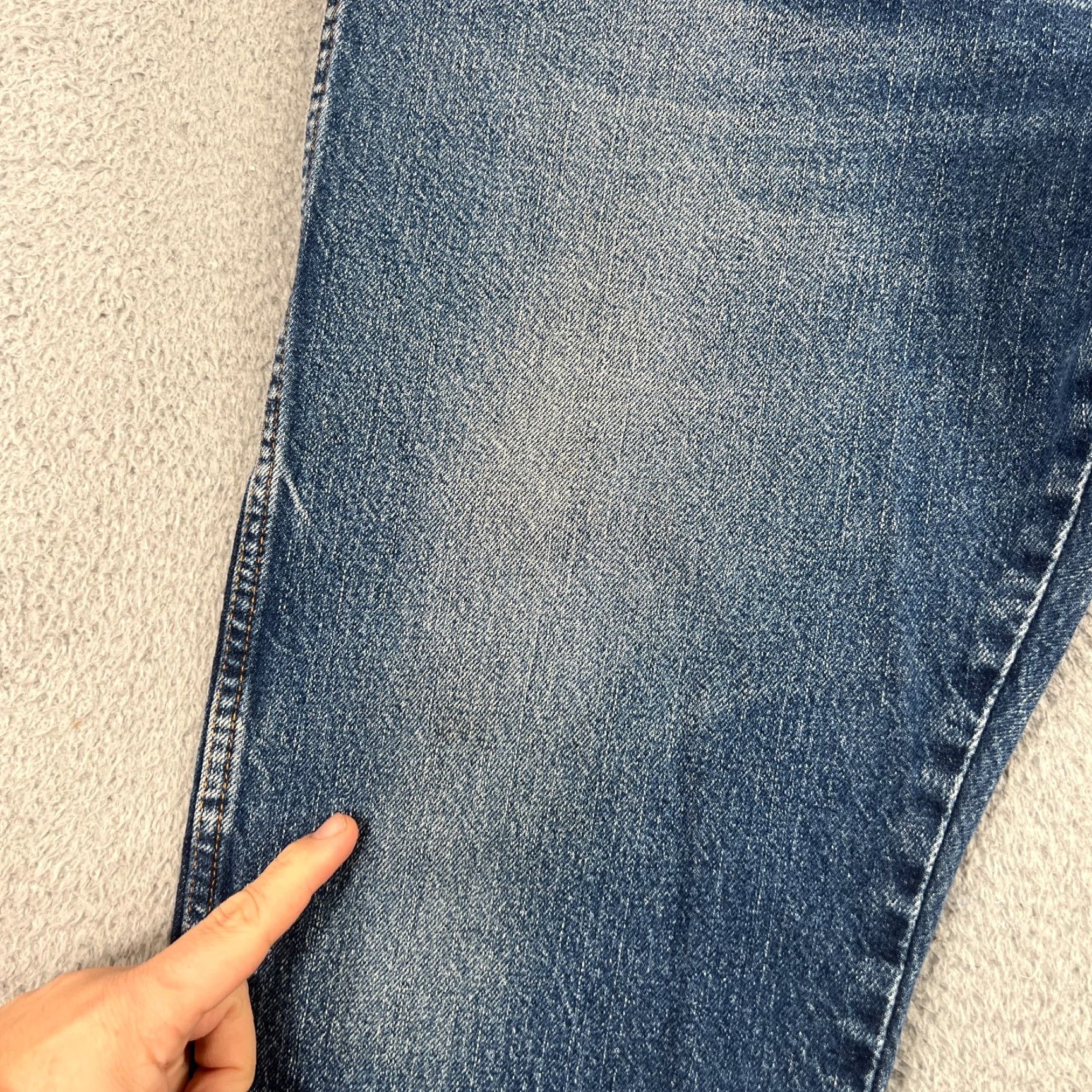 Dickies VINTAGE Dickies Jeans Relaxed 40x28 Blue 90s Distressed Work Denim Slim Straight Mens Jeans Size US 40 / EU 56 - 2 Thumbnail