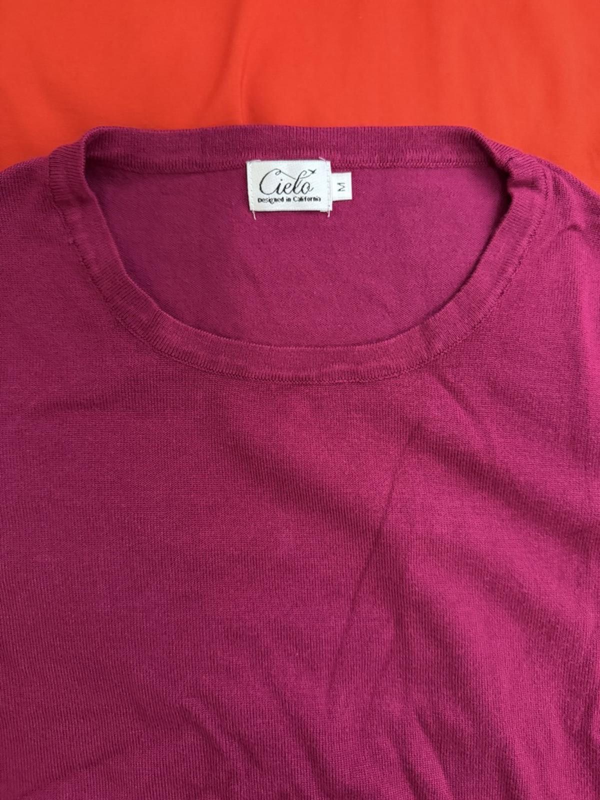 Other CIELO Knit T-shirt in Magenta (MEDIUM) Size M / US 6-8 / IT 42-44 - 3 Thumbnail