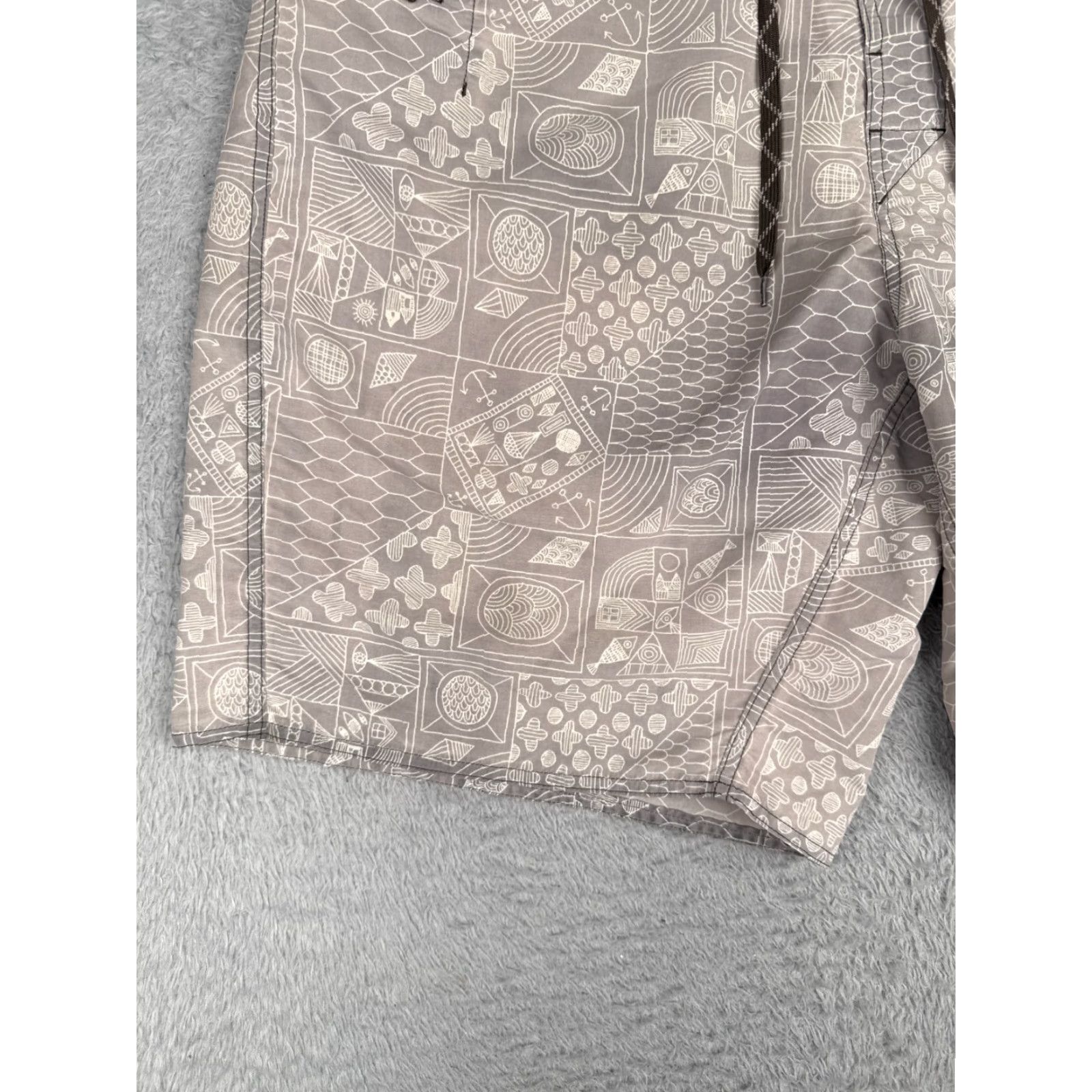 Patagonia Patagonia Board Shorts Mens 40 Gray Wavefarer 11" Nylon Beach Trunks Pockets Drawstring Size US 40 / EU 56 - 3 Thumbnail