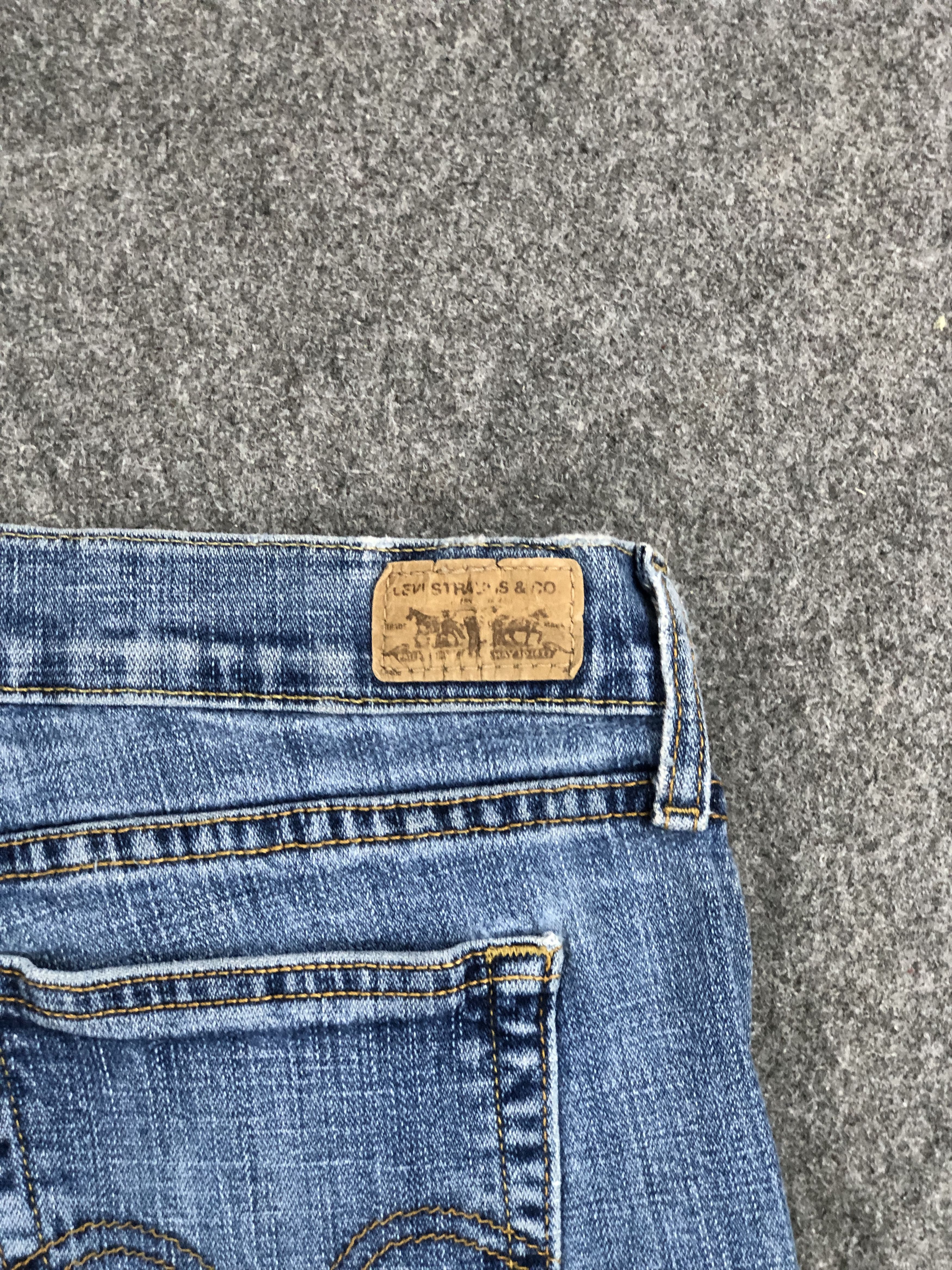 Levi's × Vintage Vintage Levis 518 Splatter Paint Bootcut Flared Jeans DP2260 Size US 34 / EU 50 - 12 Thumbnail