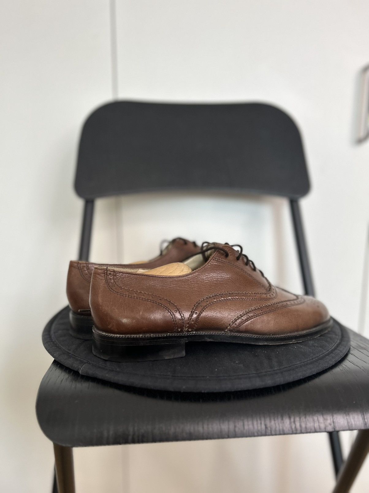 Bally × Vintage Bally brown leather vintage brogues UK7 US8 Size US 8 / EU 41 - 2 Thumbnail