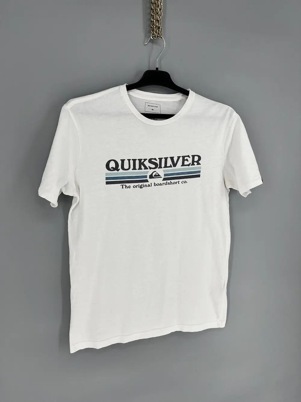 Band Tees Vintage Quiksilver T-Shirt Size S White Surf Skateboard y2k Size US S / EU 44-46 / 1 - 2 Thumbnail