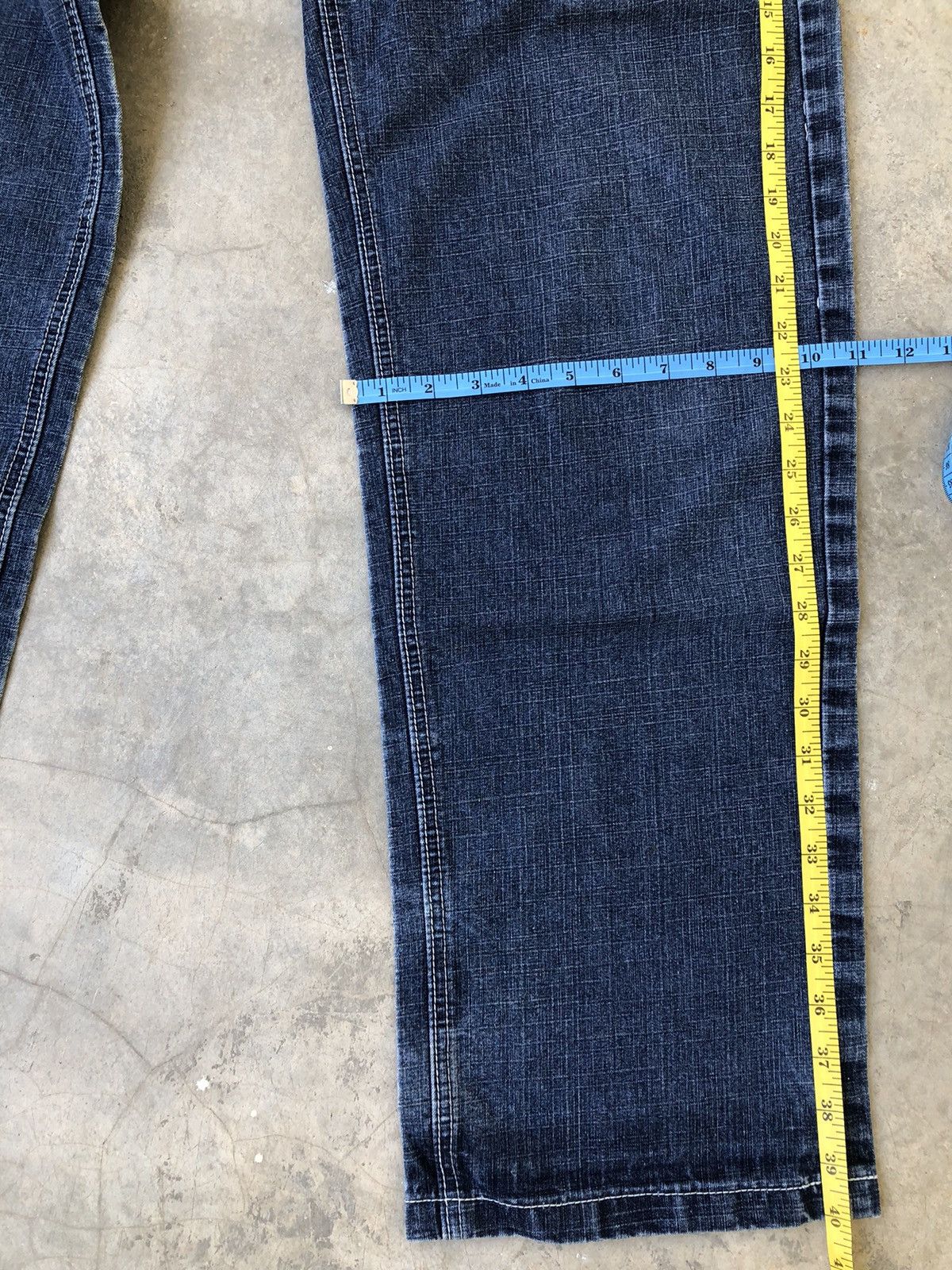 Southpole Southpole Y2K Horizontal Printed Denim Pants Size US 30 / EU 46 - 16 Thumbnail