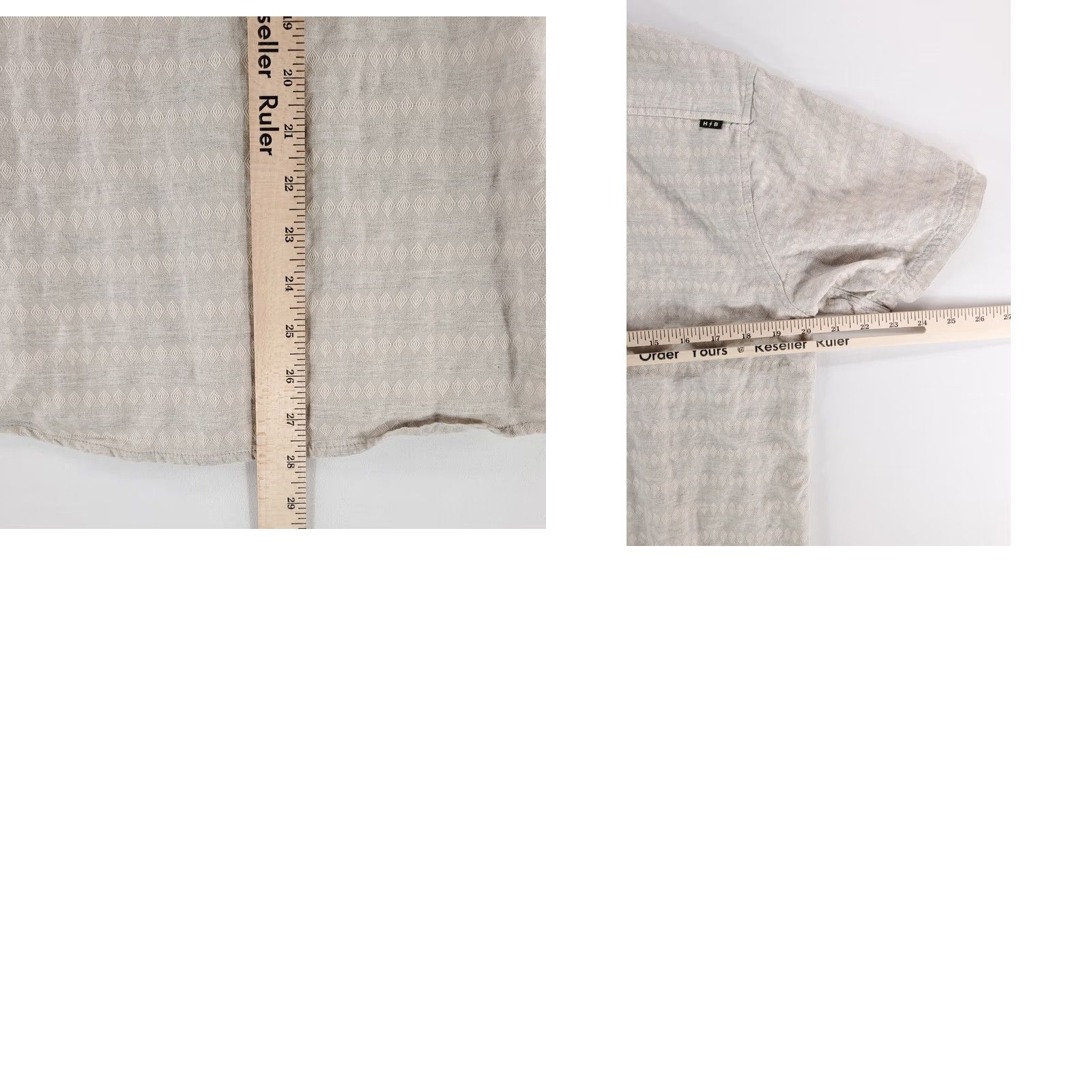 Howler Brothers Howler Brothers Button-Up Short Sleeve Shirt White Cream Mens S Size US S / EU 44-46 / 1 - 8 Thumbnail