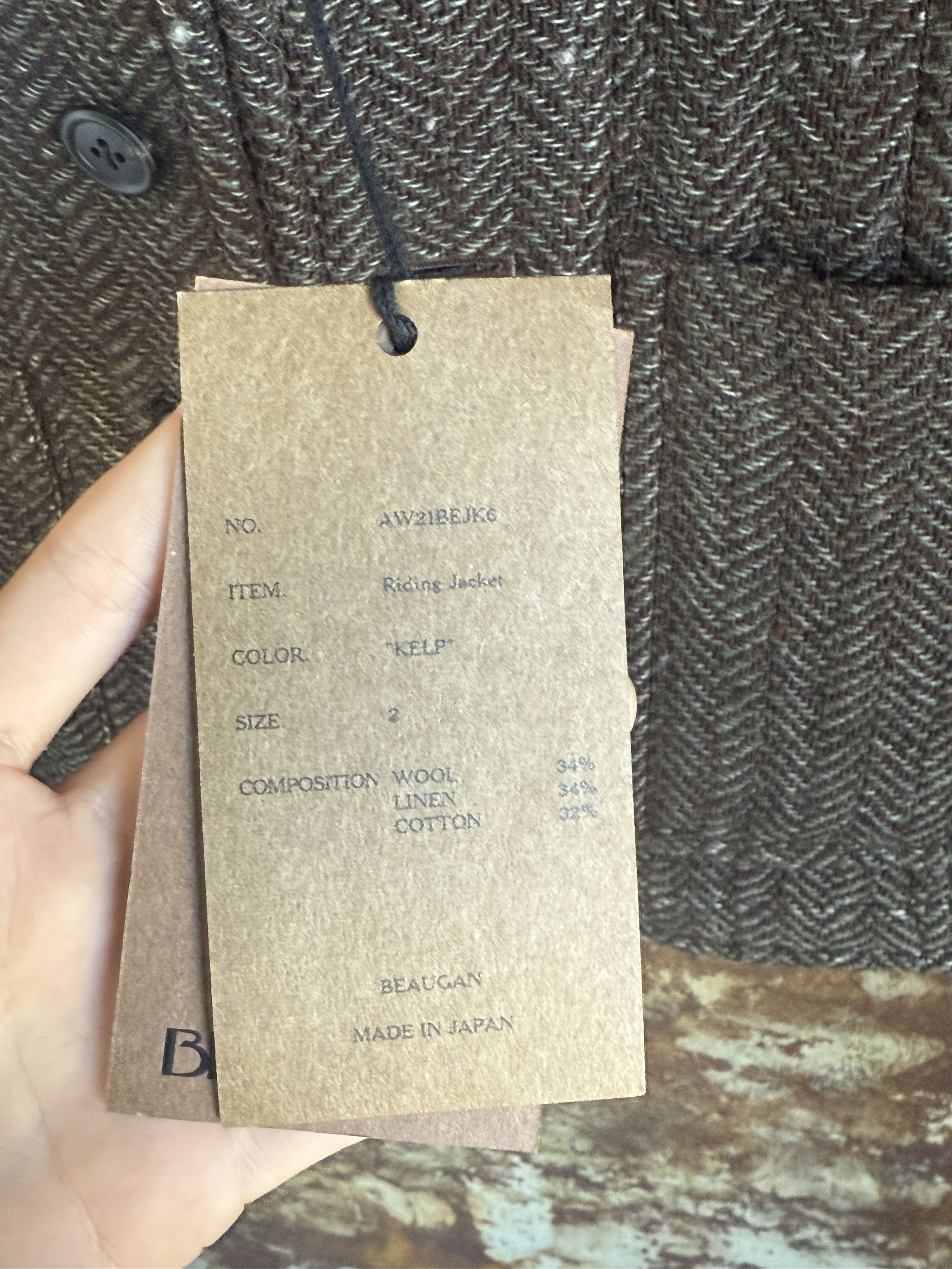 Beaugan $1510 NWT BEAUGAN RIDING JACKET Size XS / US 0-2 / IT 36-38 - 10 Thumbnail