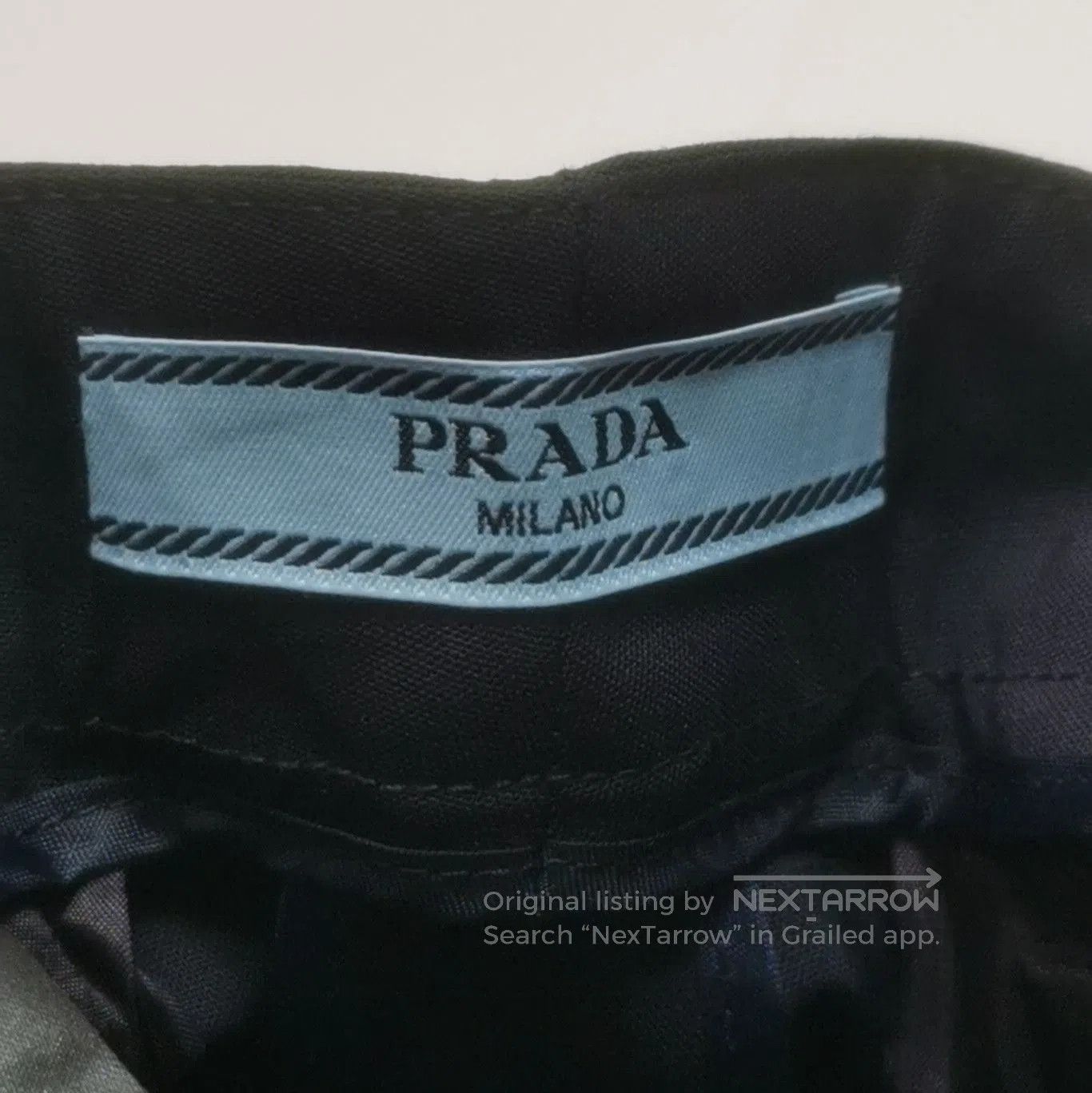 Prada Prada Plain Wool Trousers in Size 36 . Size 35" - 4 Thumbnail