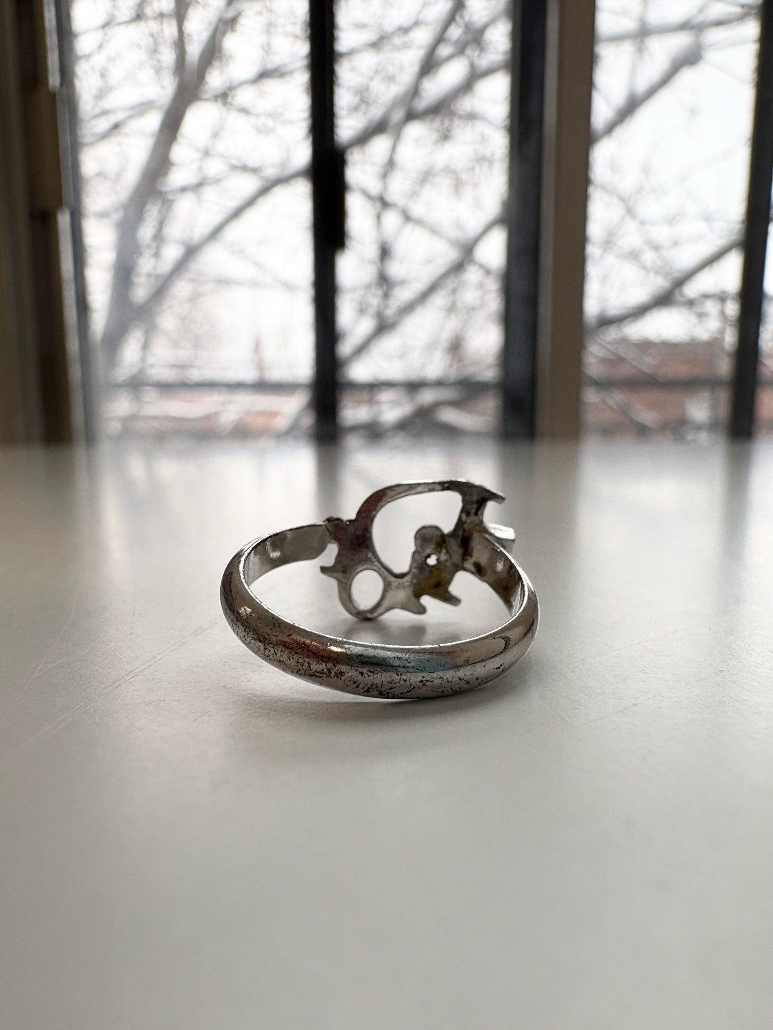 Dior Dior engraving silver ring Size ONE SIZE - 2 Thumbnail