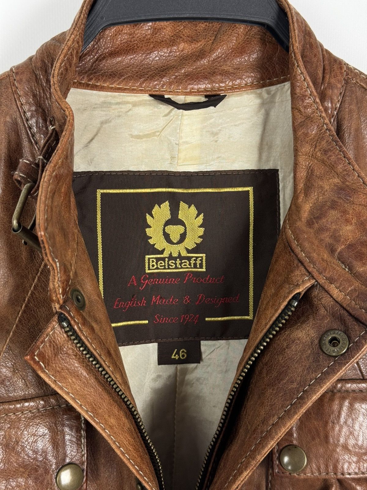 Belstaff Belstaff Brad Leather Brown Motorcycling Women’s Jacket Size XL / US 12-14 / IT 48-50 - 7 Thumbnail
