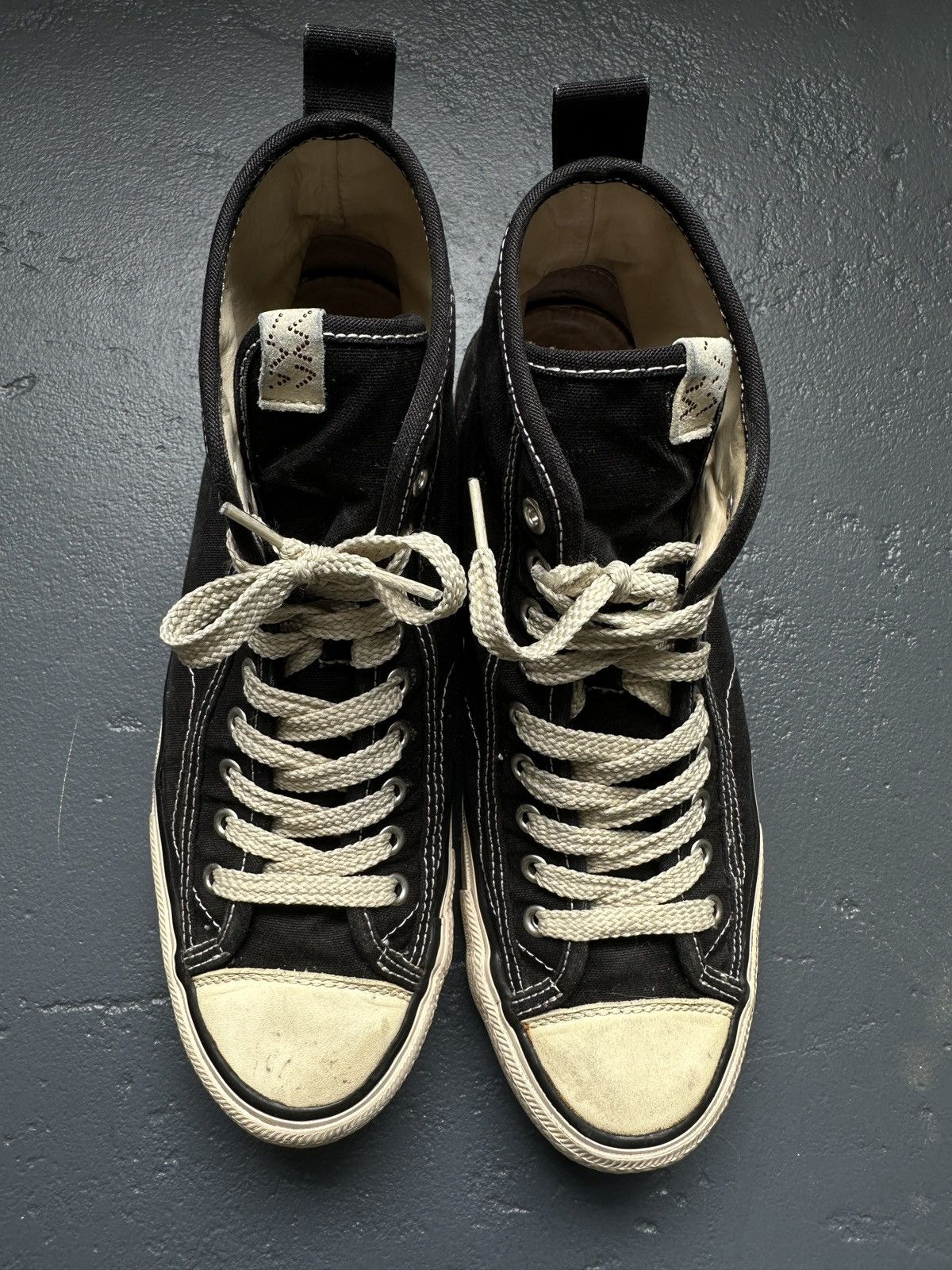Visvim Visvim Skagway Hi top Sk8 shoe trashed worn dirty Size US 8.5 / EU 41-42 - 3 Thumbnail