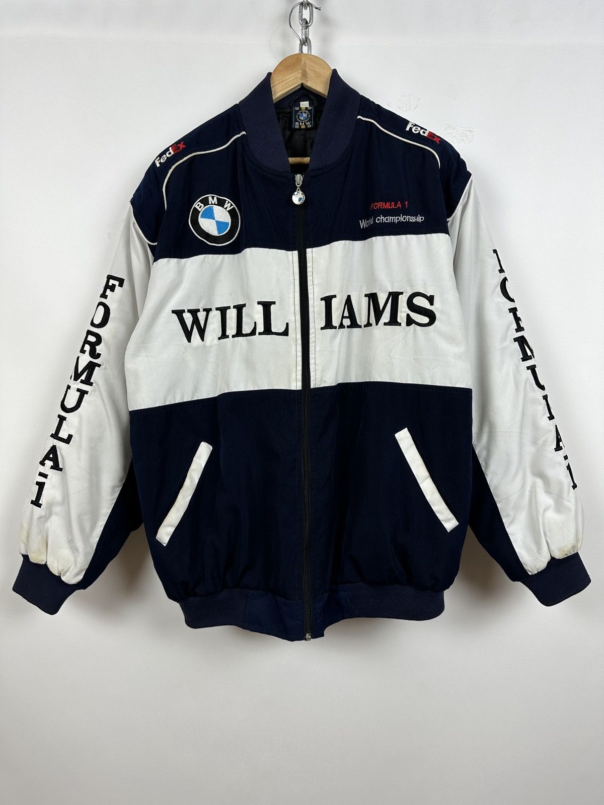BMW Vintage BMW F1 Williams World Championship Racing Jacket Size US XL / EU 56 / 4 - 5 Thumbnail