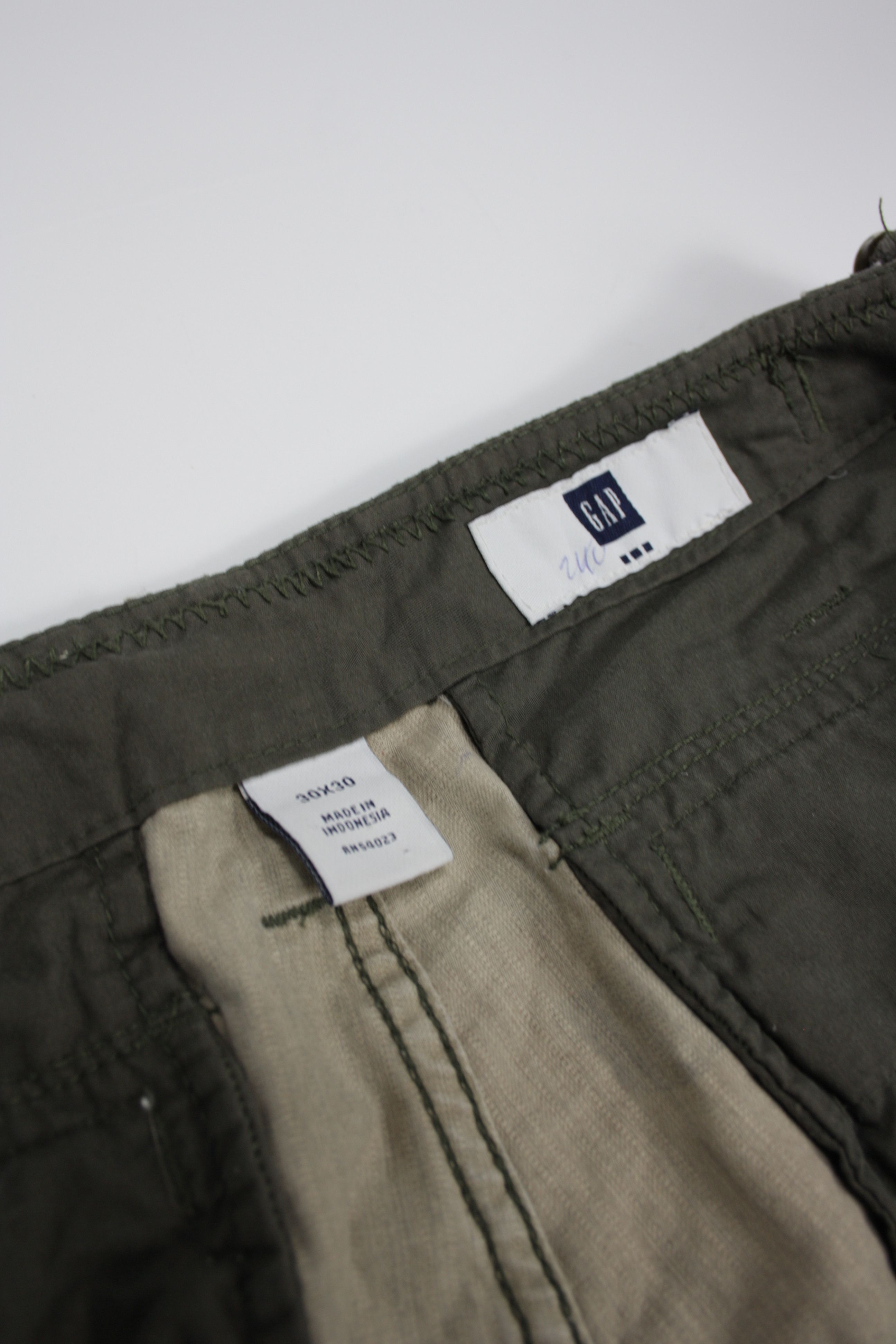 Gap × Japanese Brand Gap Y2K Vintage Army Tactical Cargo Straight Washed Pants Size US 30 / EU 46 - 8 Thumbnail