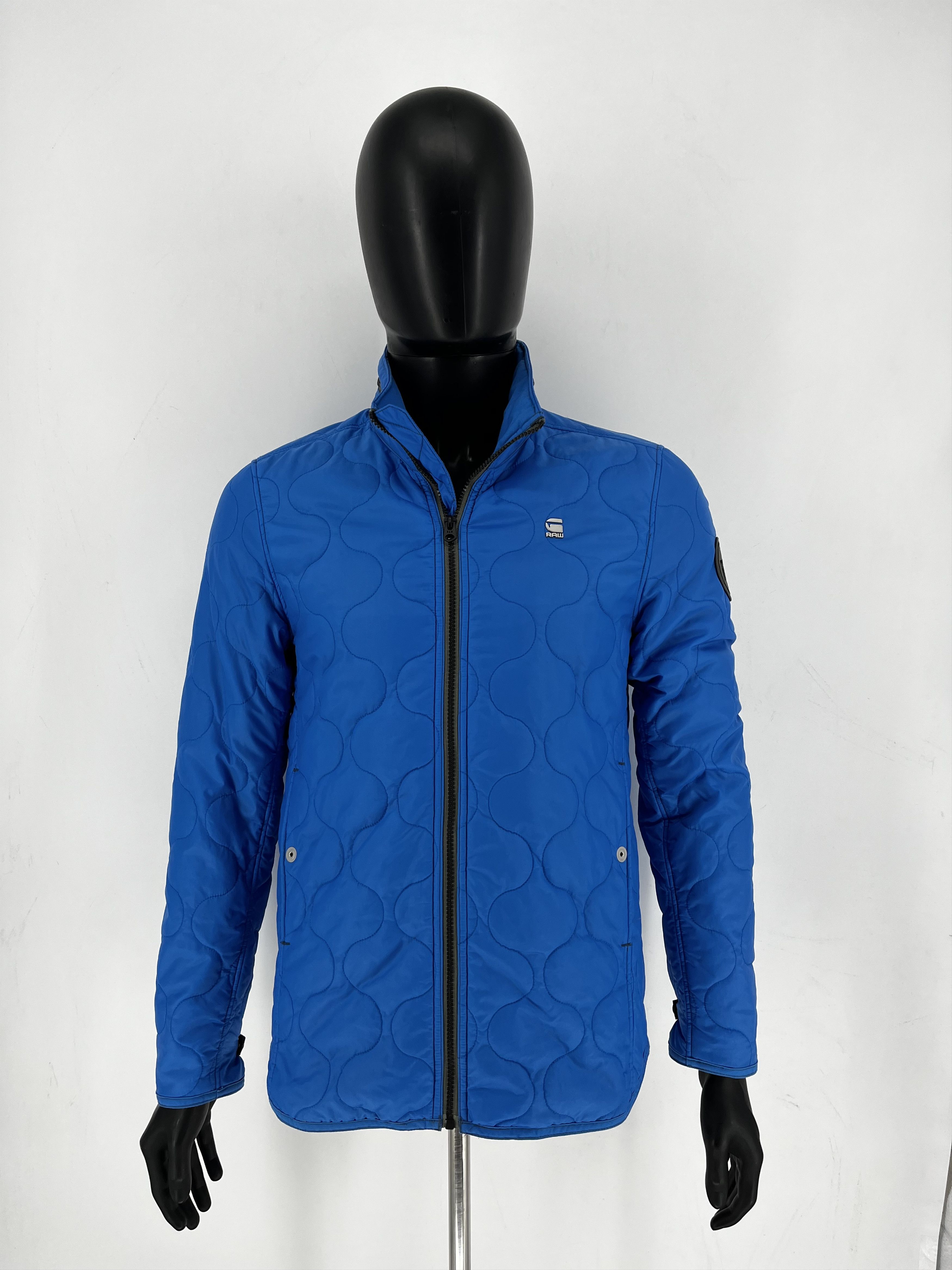 G-Star G-Star RAW Blue Quilted Zip Jacket Men’s Size M Size US M / EU 48-50 / 2 - 2 Thumbnail