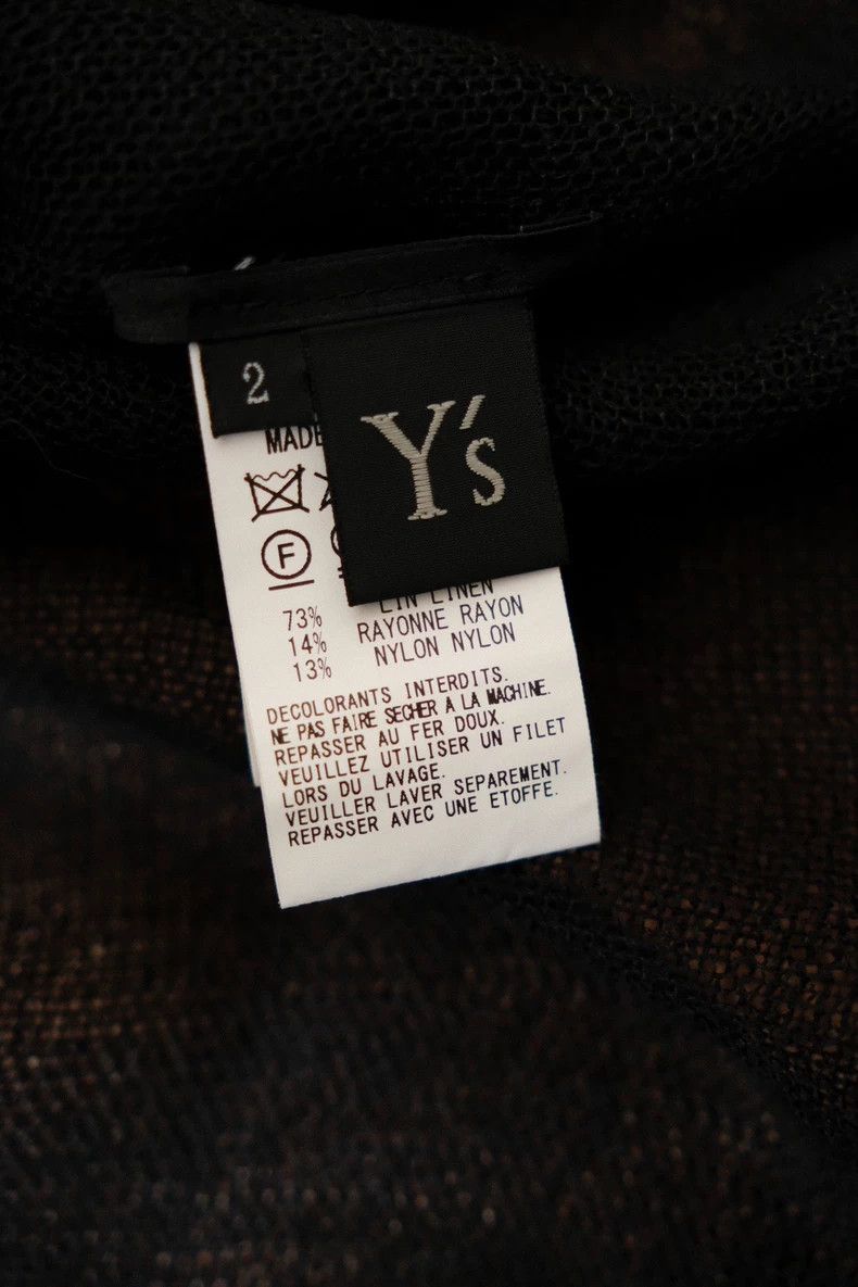 Y's Y's 24ss Linen Scarf Collar Cardigan shirt Size XS / US 0-2 / IT 36-38 - 9 Thumbnail