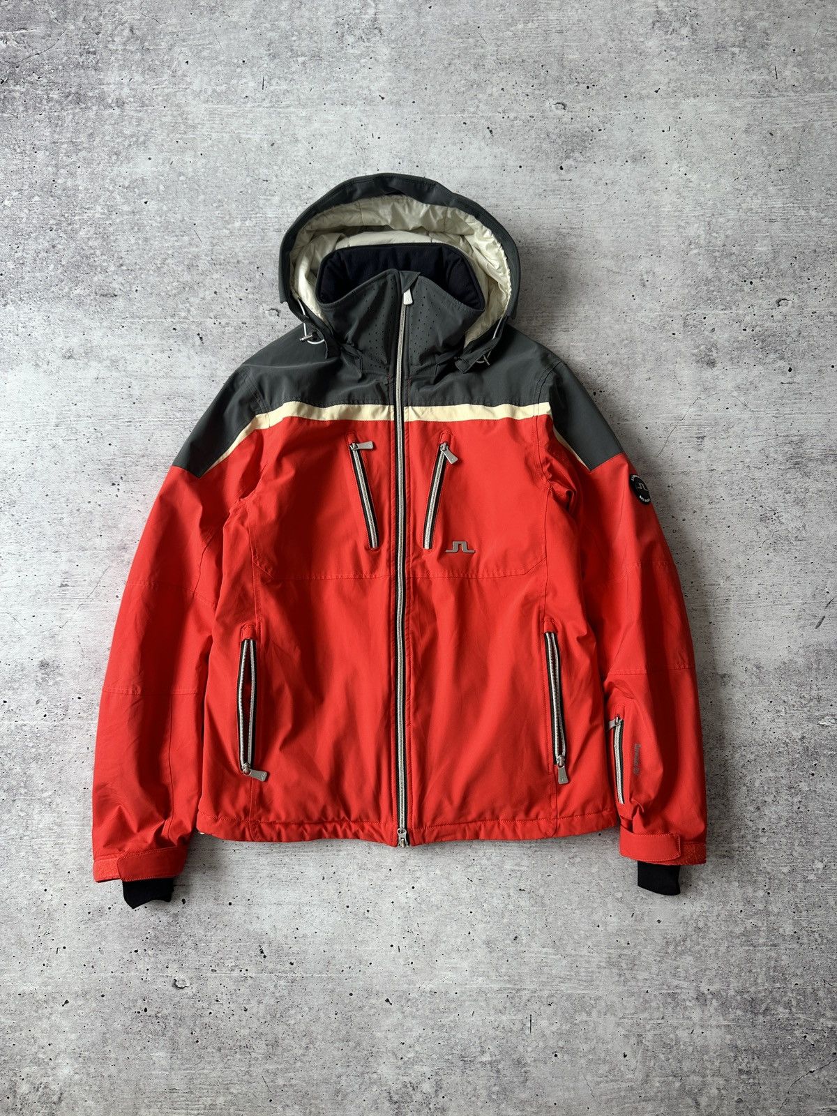 Ski Jacket Mens M Red Dermizax EV Snowboarding