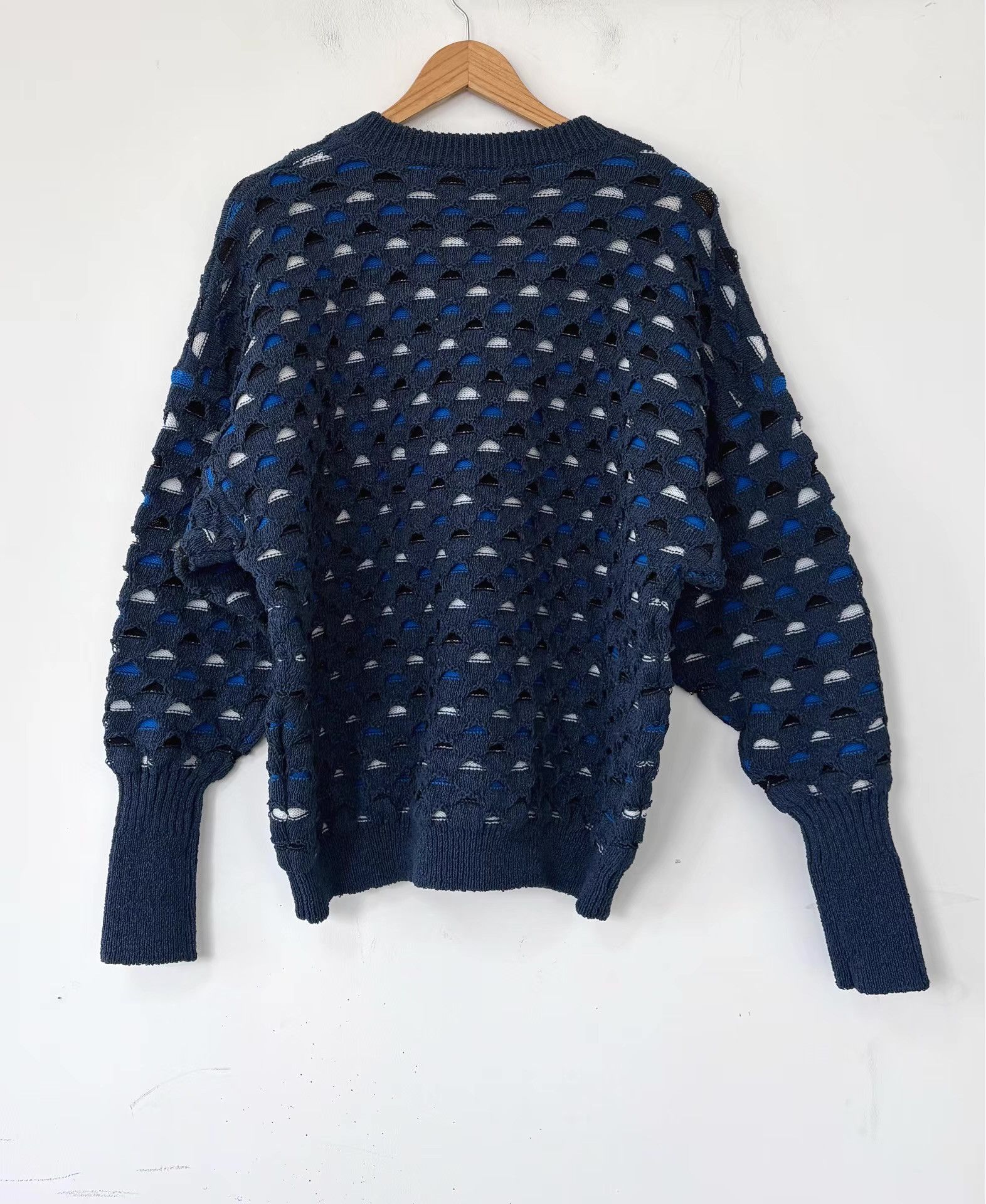 CFCL CFCL Men's Double-Layer Hollow Knit Sweater Ｑ21 Size US M / EU 48-50 / 2 - 2 Thumbnail