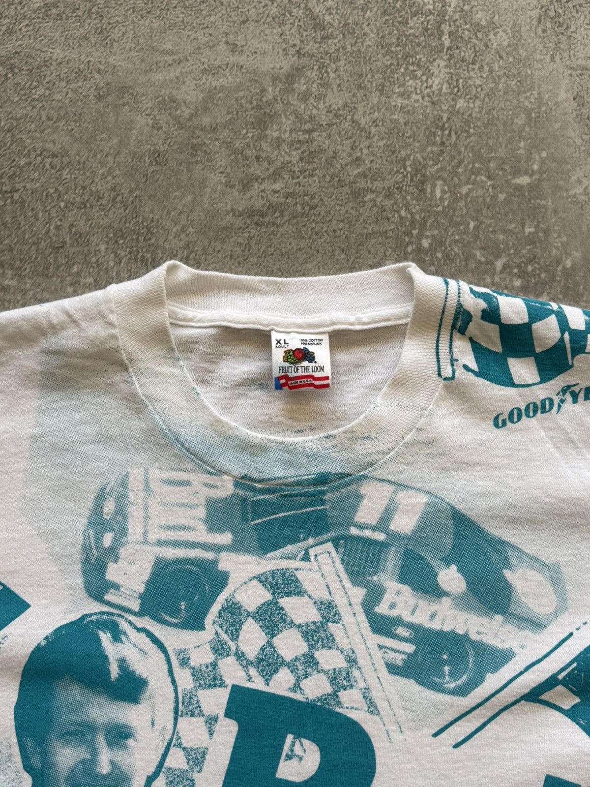 Budweiser Vintage 90s Bill Elliott Ford Budweiser Nascar Racing Tee Size US XL / EU 56 / 4 - 6 Thumbnail