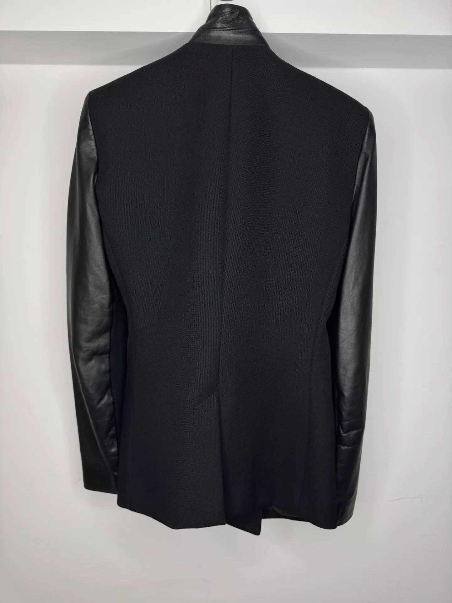 Helmut Lang Helmut Lang sheepskin wool paneled 99new blazer Size XS / US 0-2 / IT 36-38 - 2 Thumbnail