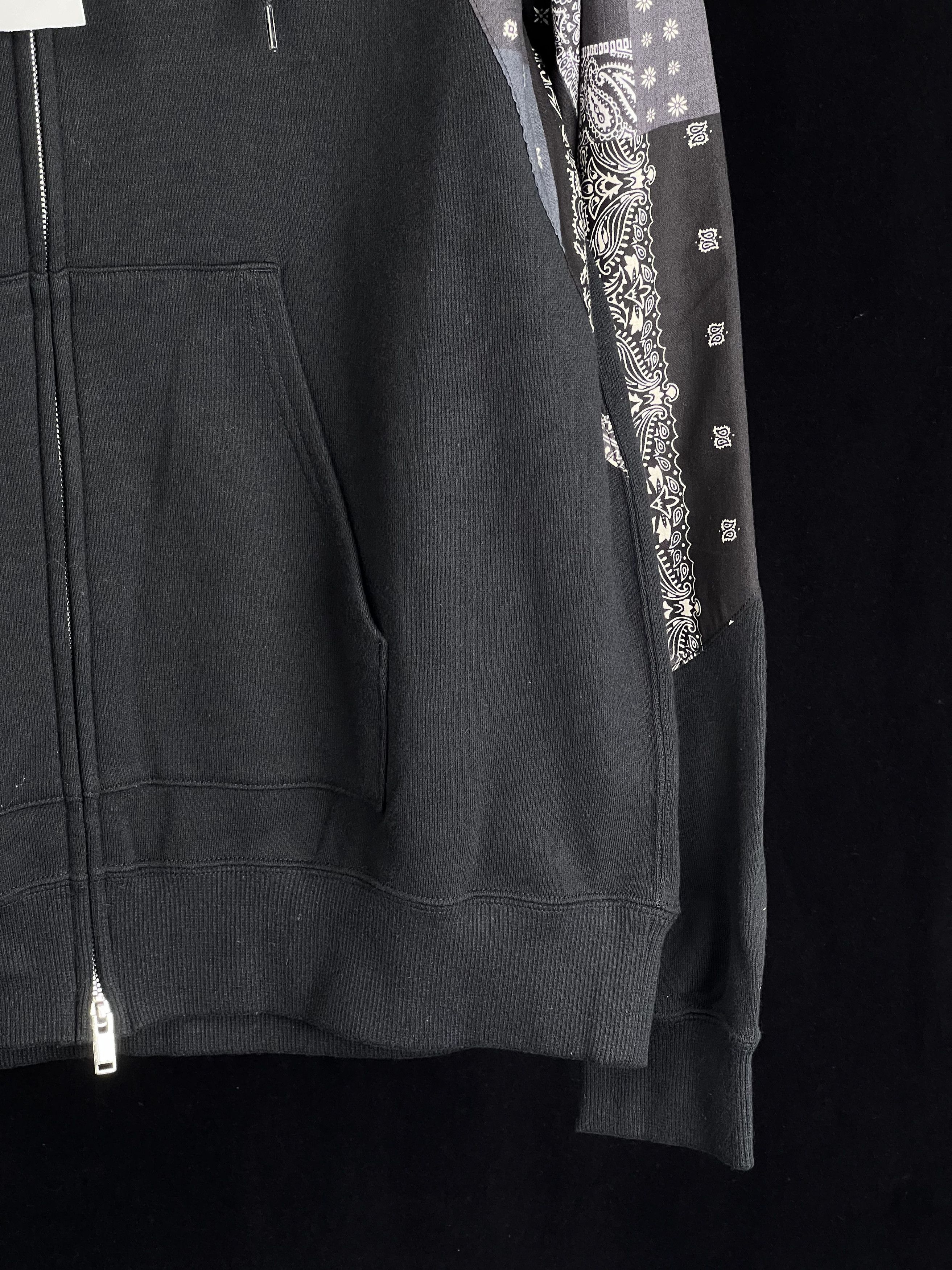 Sophnet. Brand New Bandana Chest Panel Zip Up Hoodie Black XL Size US XL / EU 56 / 4 - 3 Thumbnail