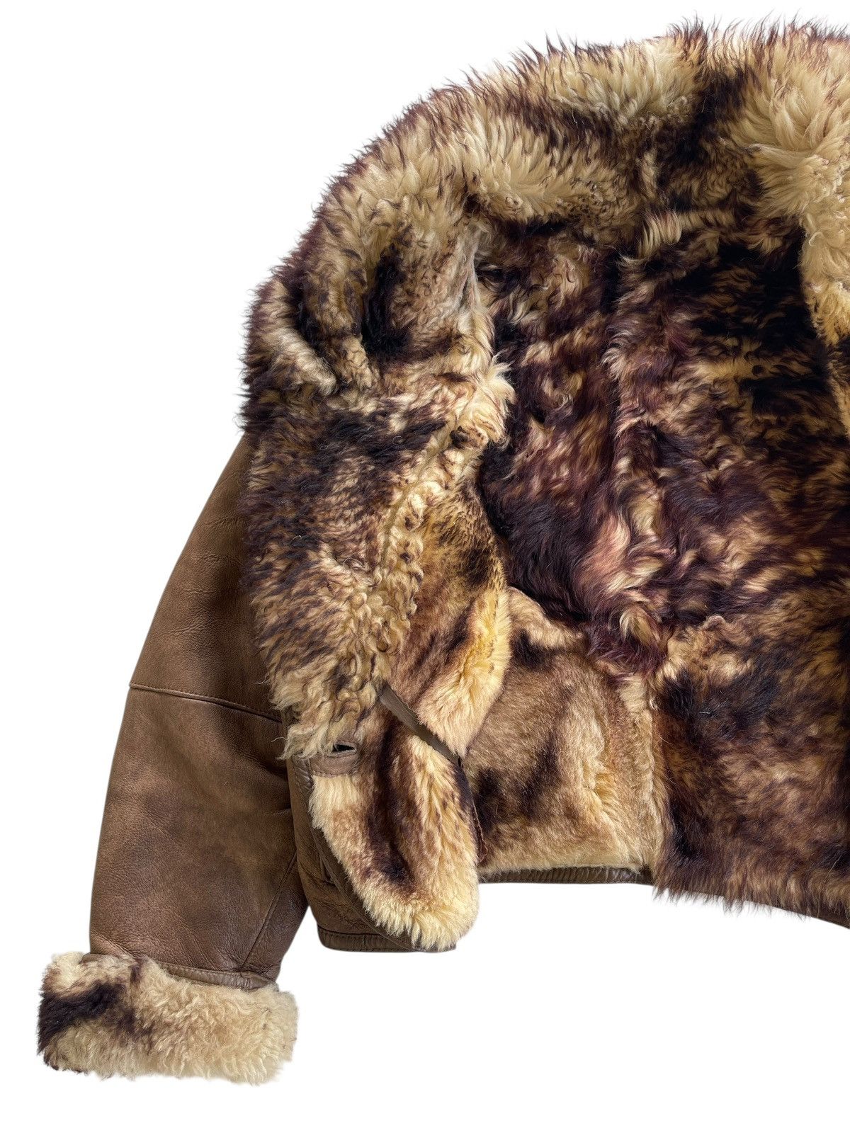 Vintage Vintage Sheepskin Real Fur Waist Jacket Size US M / EU 48-50 / 2 - 17 Thumbnail