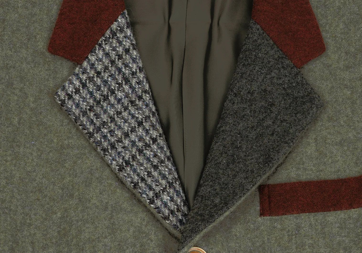 Yohji Yamamoto Yohji Yamamoto Wool Crazy Pattern Jacket Size US M / EU 48-50 / 2 - 4 Thumbnail