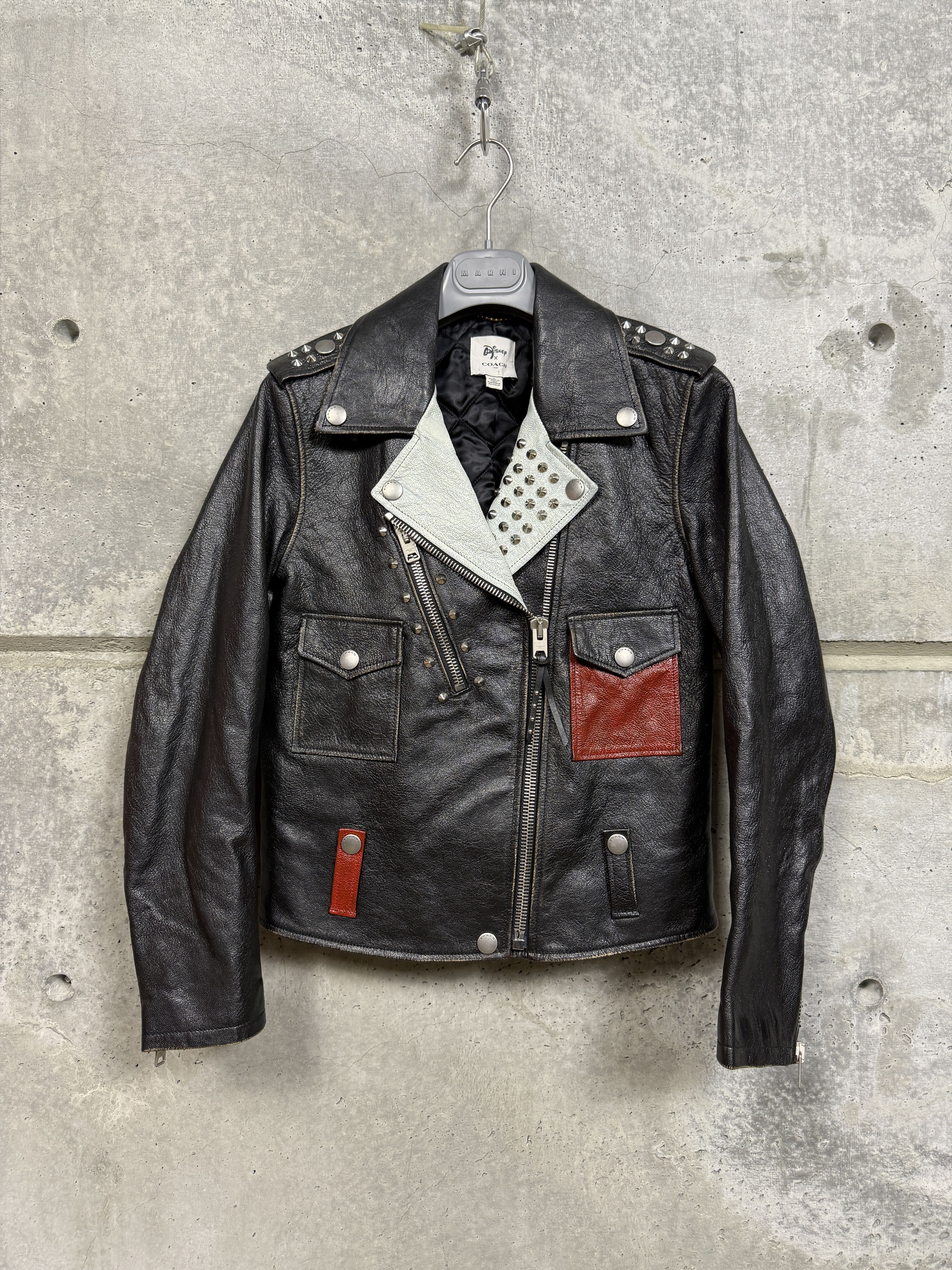 Coach × Disney Coach 1941 x Disney Leather Mickey Moto Jacket Size US XS / EU 42 / 0 - 2 Thumbnail