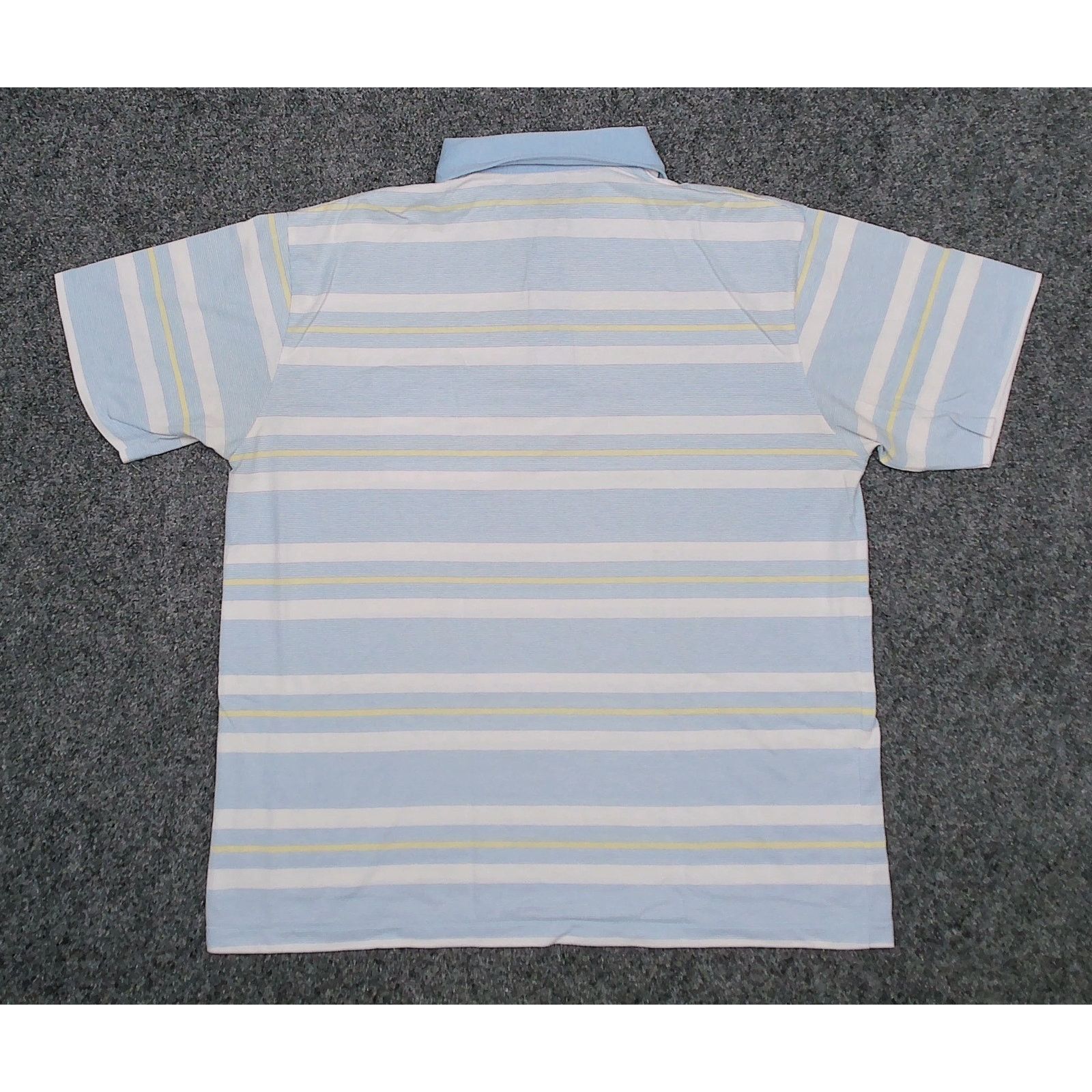 Knightsbridge Vintage Knightsbridge 80s Single Stitch Pastel Striped Polo Size US XL / EU 56 / 4 - 4 Thumbnail
