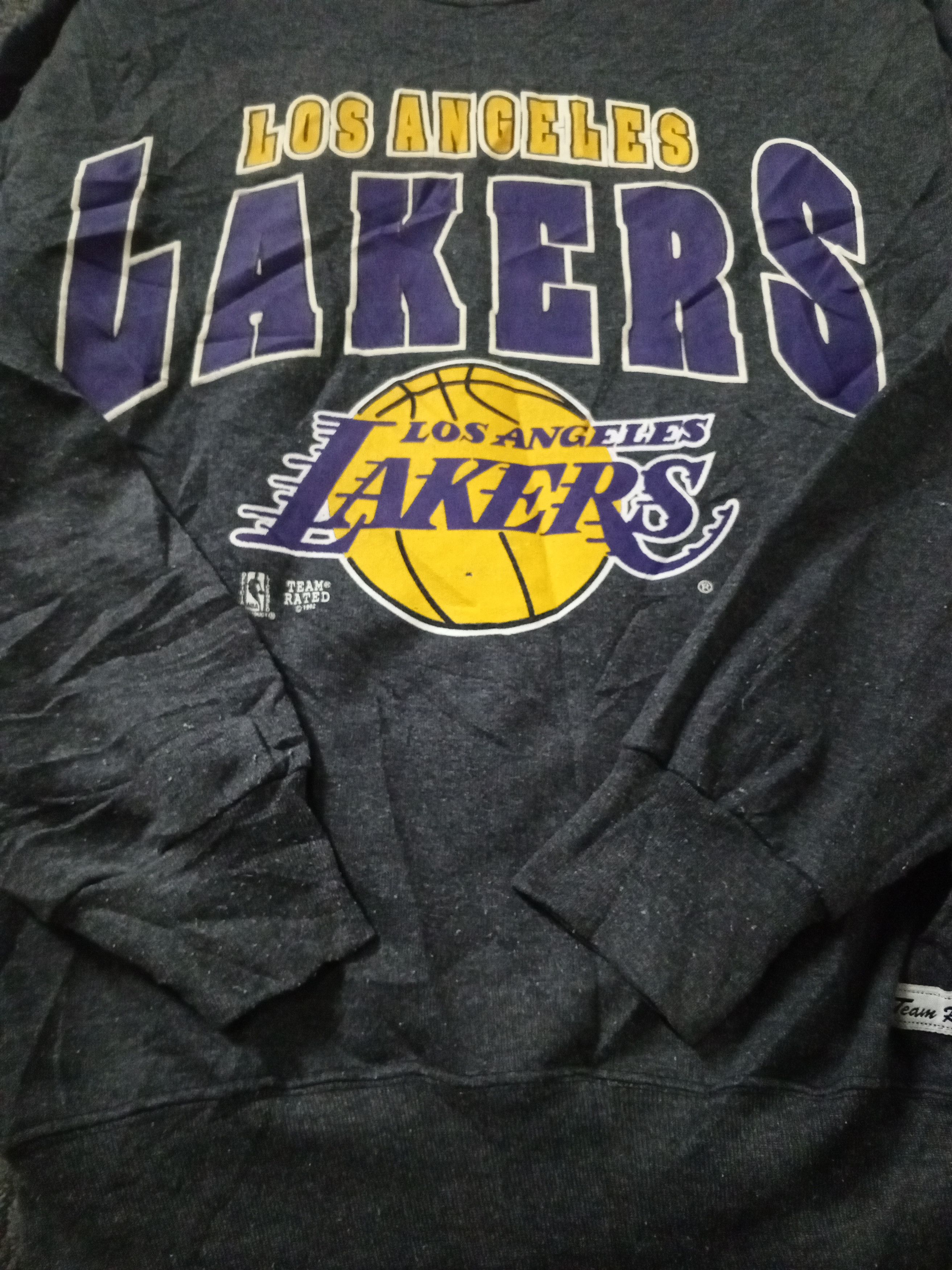 NBA VTG 1992 LAKERS TEAM RATED RARE Size US L / EU 52-54 / 3 - 5 Thumbnail