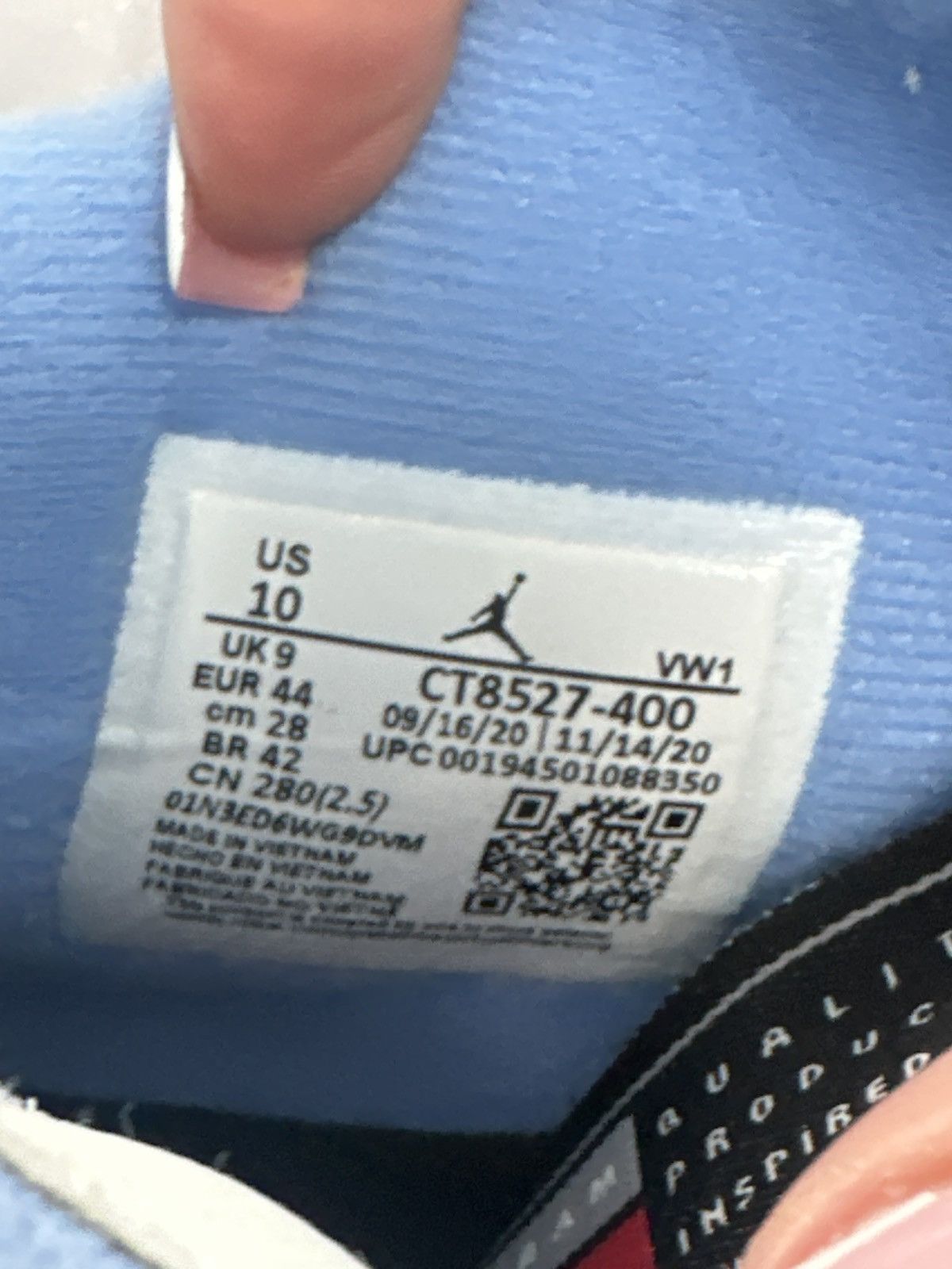 Jordan Brand Jordan 4 University Blue Size US 10 / EU 43 - 3 Thumbnail